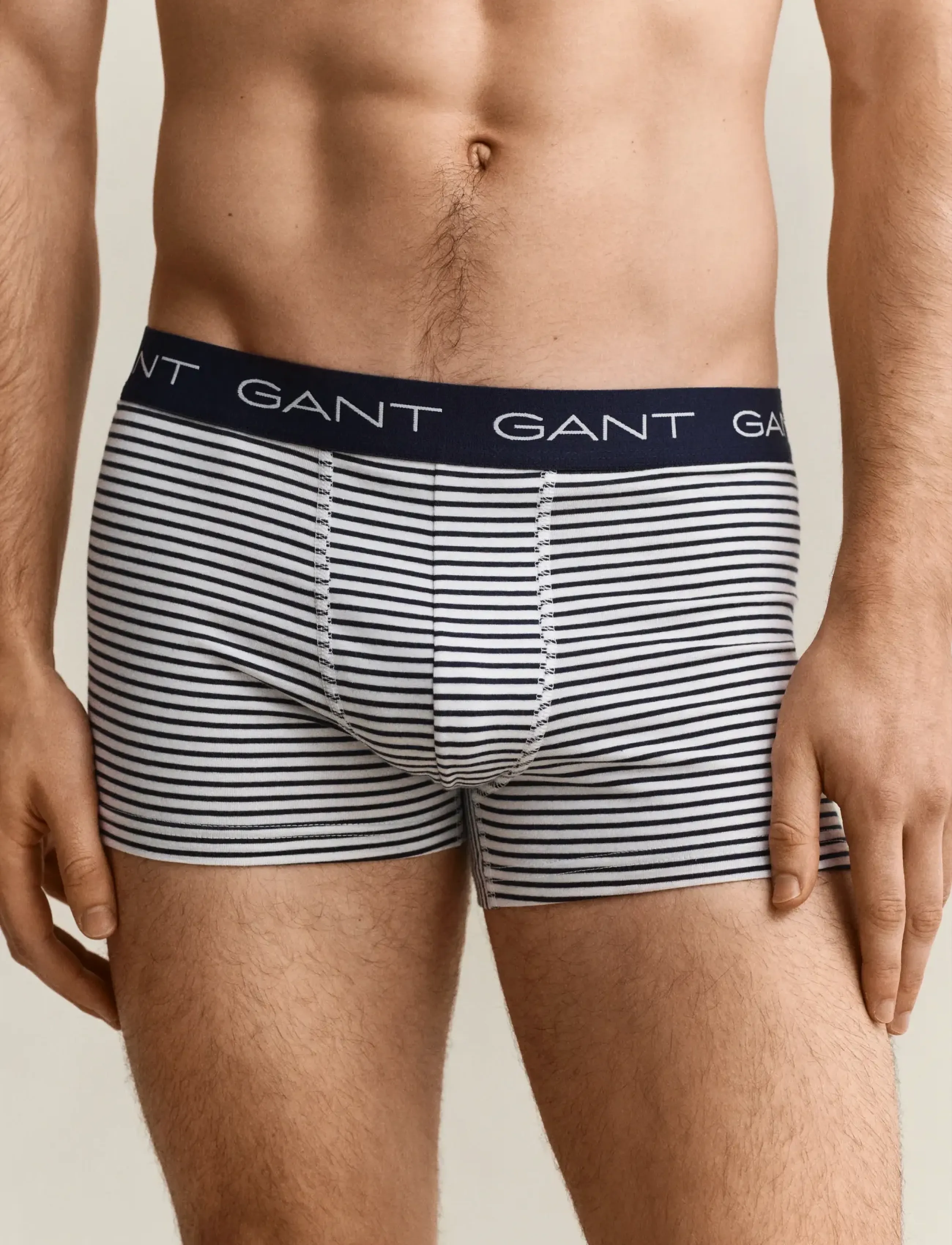 Gant - THIN STRIPE TRUNK 3-PACK - boxer briefs - vintage blue - 3