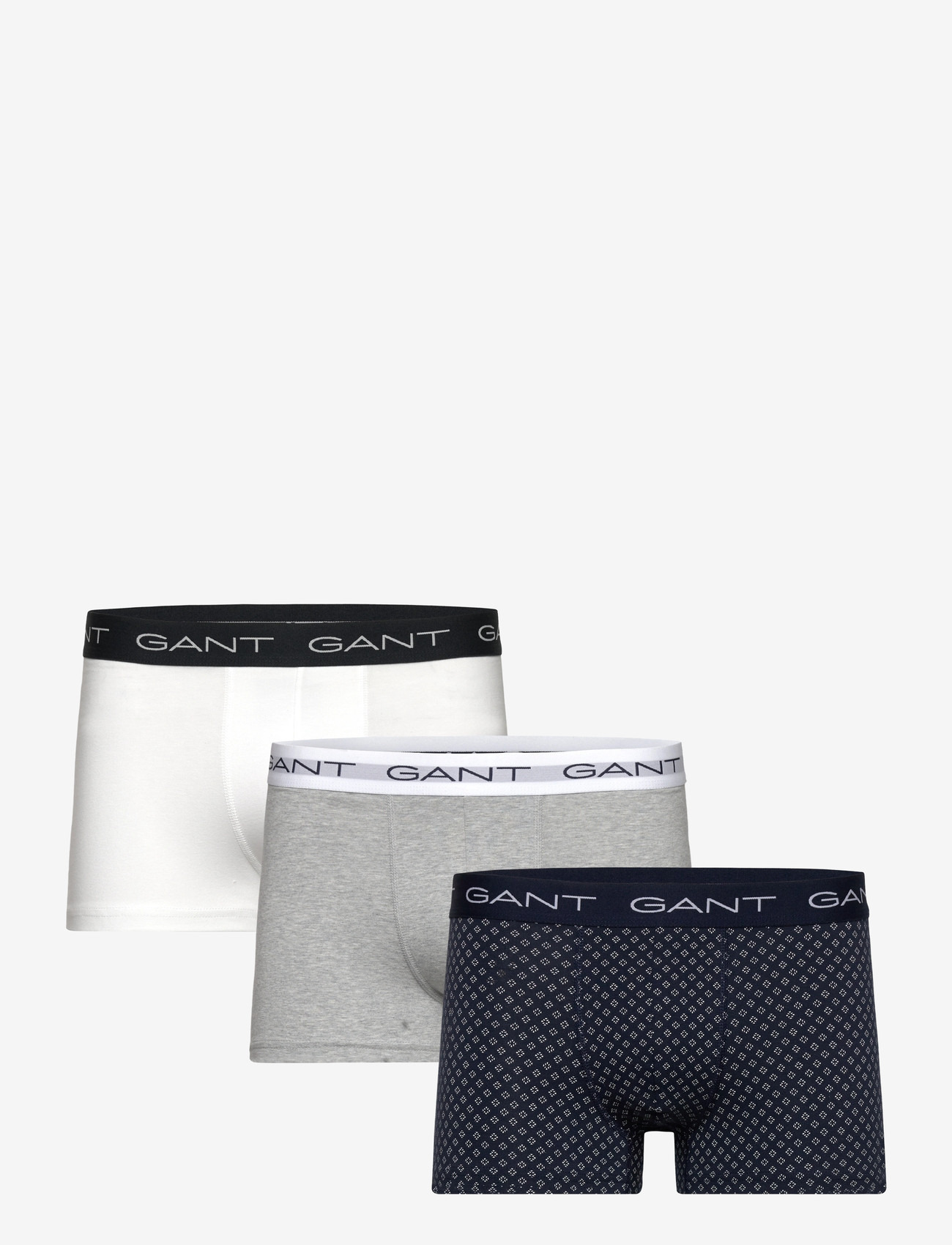 GANT - MICRO PRINT TRUNK 3-PACK - boxer briefs - marine - 0