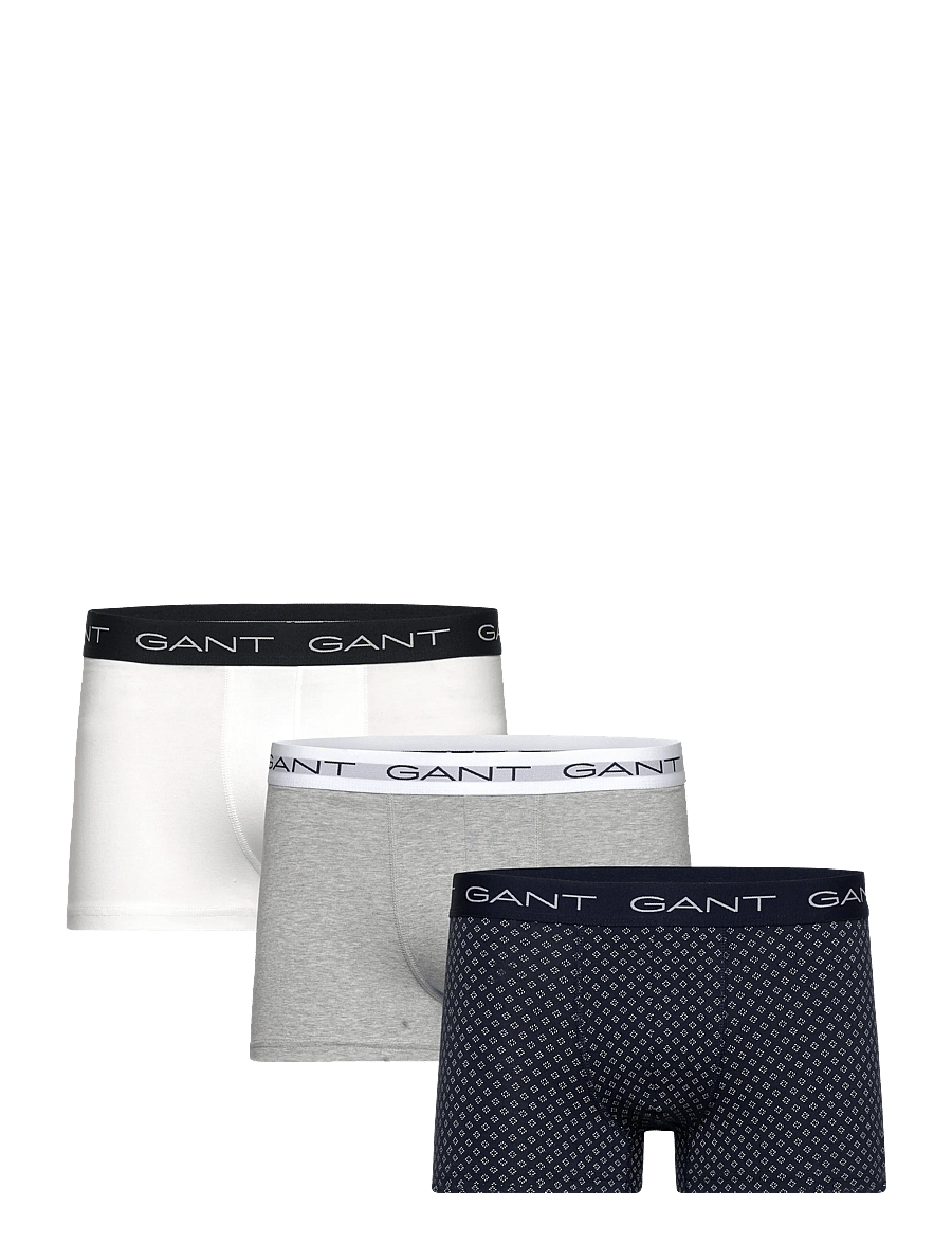 Gant - MICRO PRINT TRUNK 3-PACK - multipakk aluspüksid - marine - 0