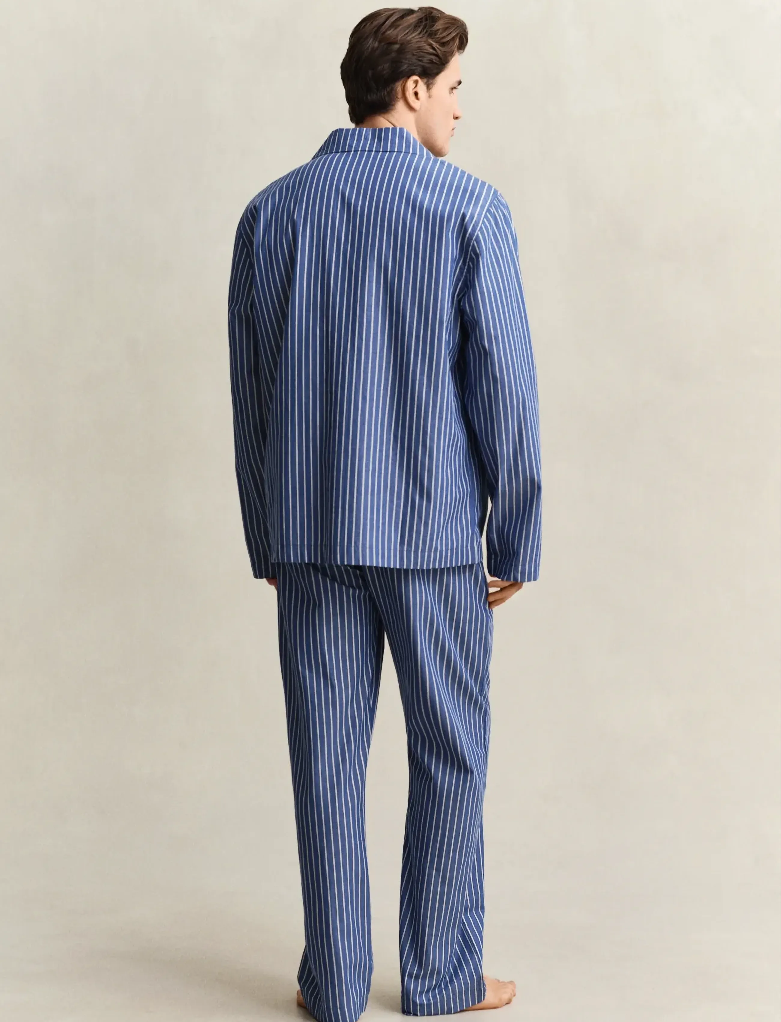 Gant - STRIPED POPLIN PAJAMA SET - pidžaamakomplekt - deep cobalt - 2