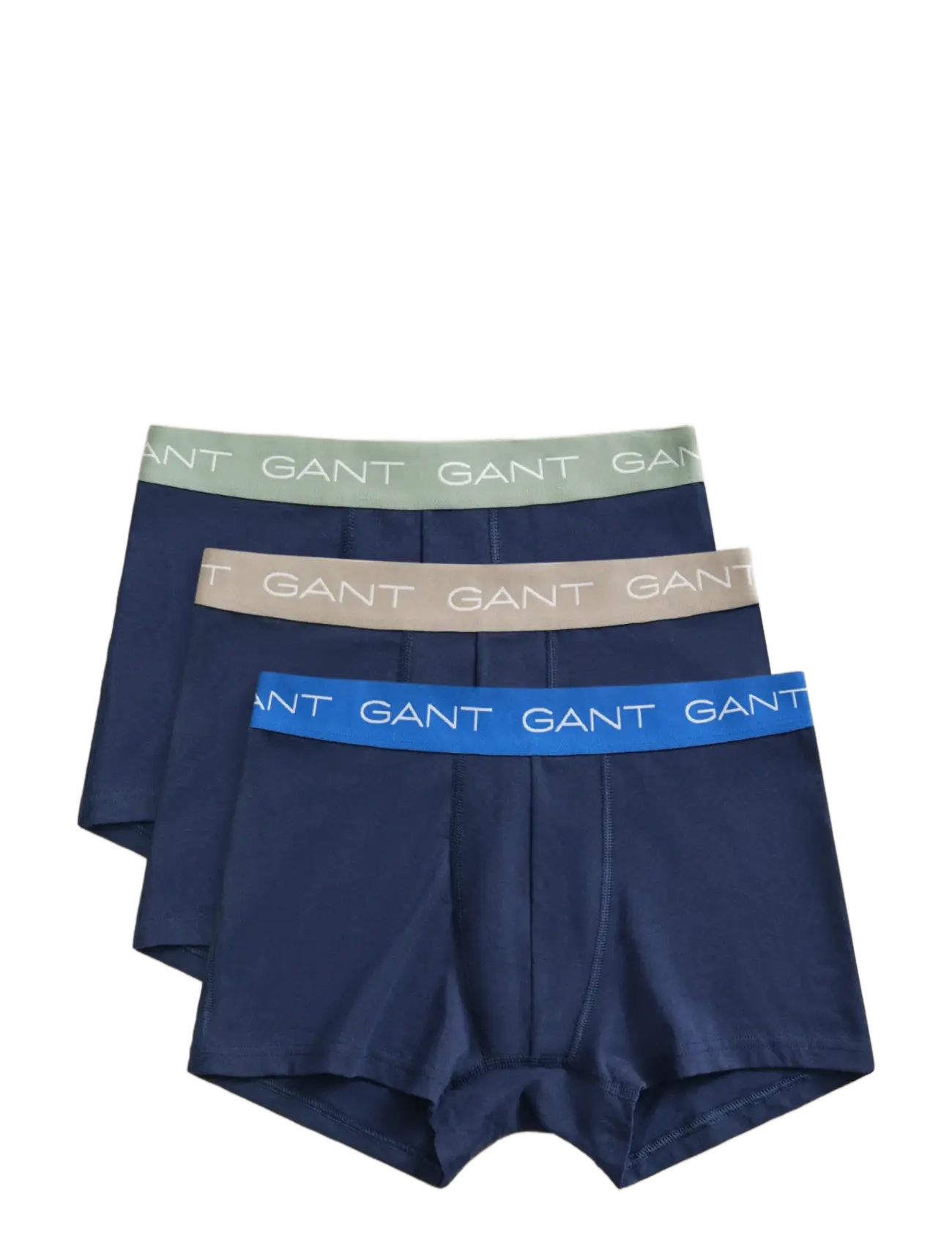 Gant Trunk 3-Pack, XXL, Underwear, Marineblau - Boxers, Männerswear