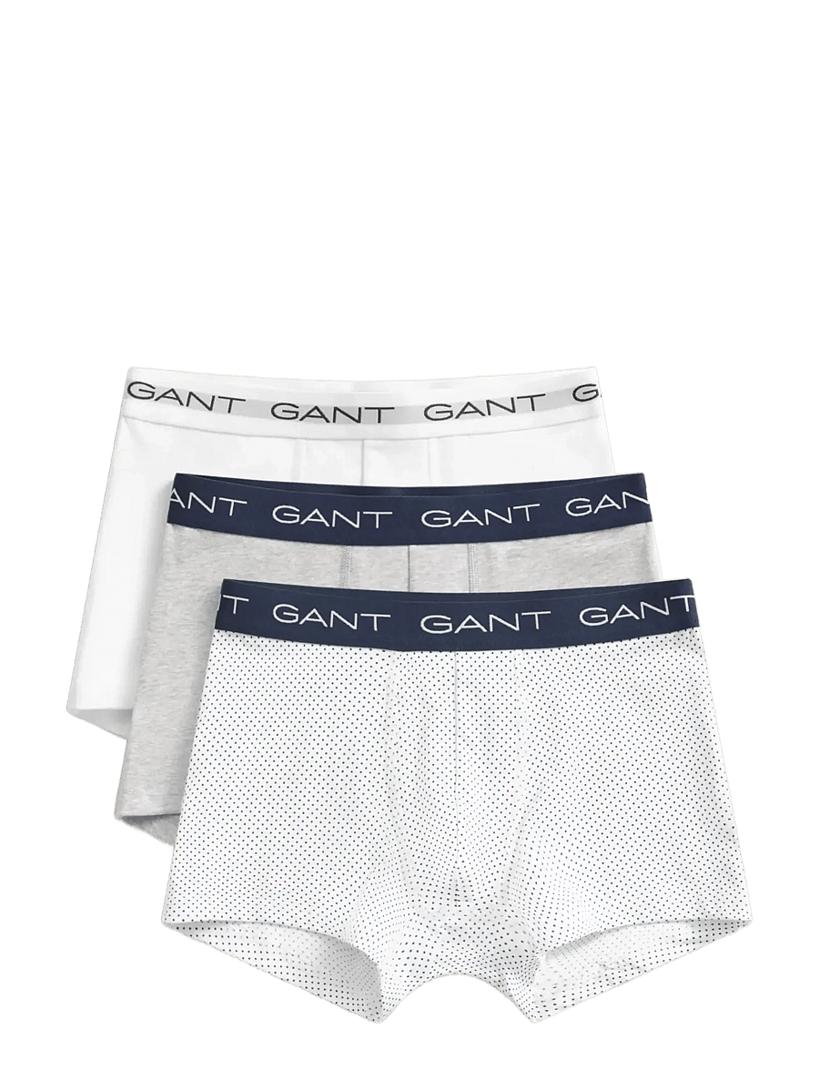 Gant - DOT PRINT TRUNK 3-PACK - multipack kalsonger - white - 0