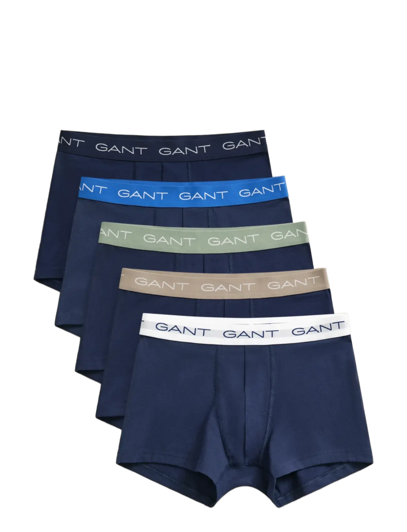 Gant Trunk 5-Pack, S, Underwear, Marineblau - Boxers, Männerswear
