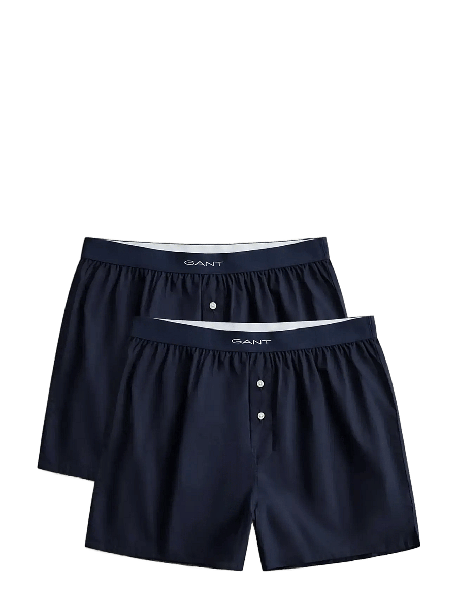 Gant - WOVEN BOXER SHORTS 2-PACK - evening blue - 0