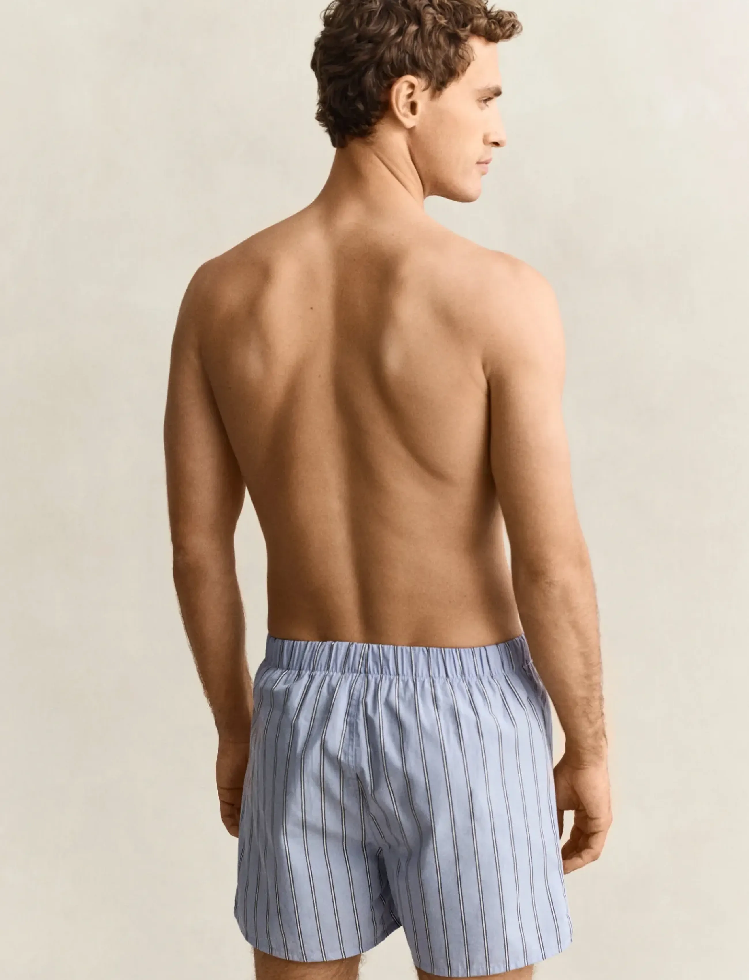 Gant - STRIPED BOXER SHORTS 2-PACK - lavender blue - 2