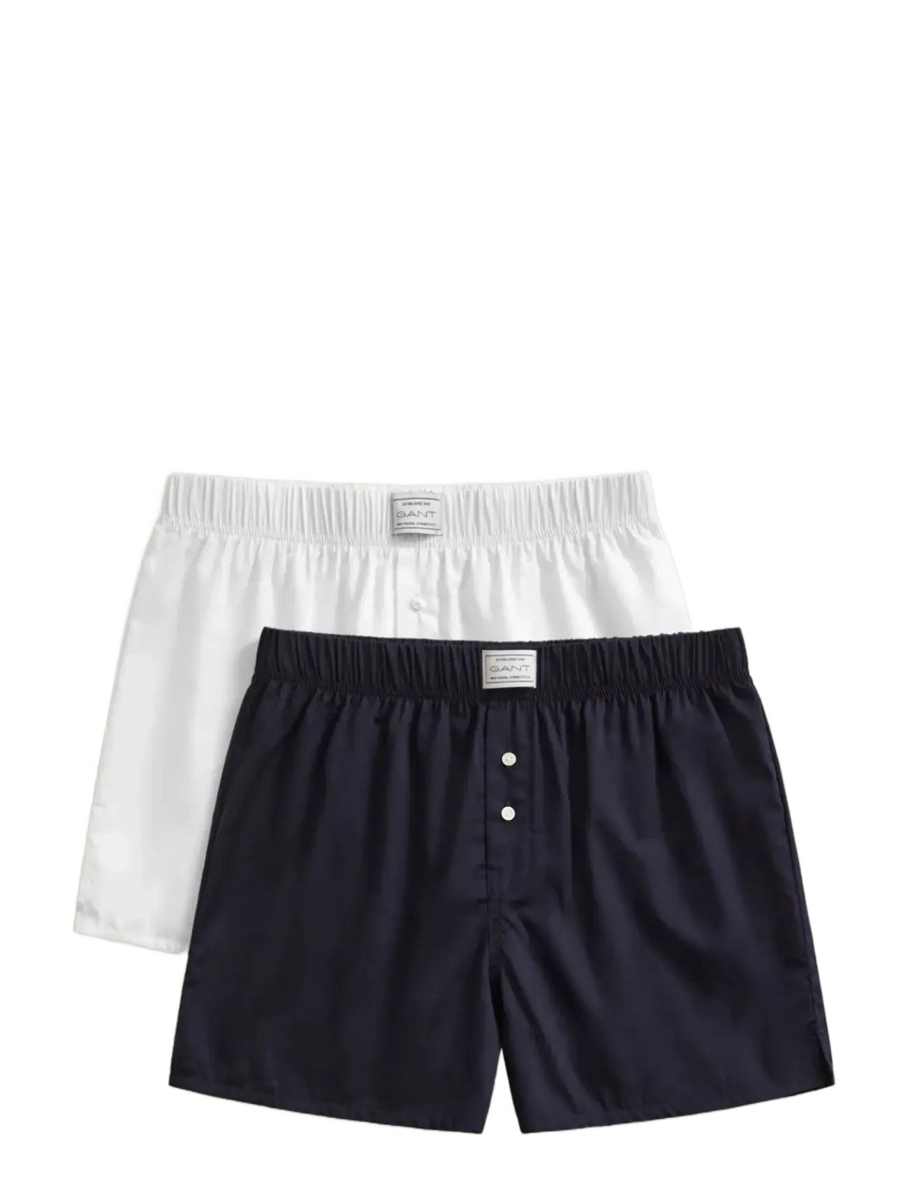 Gant - WOVEN COTTON BOXER 2-PACK - eggshell - 2