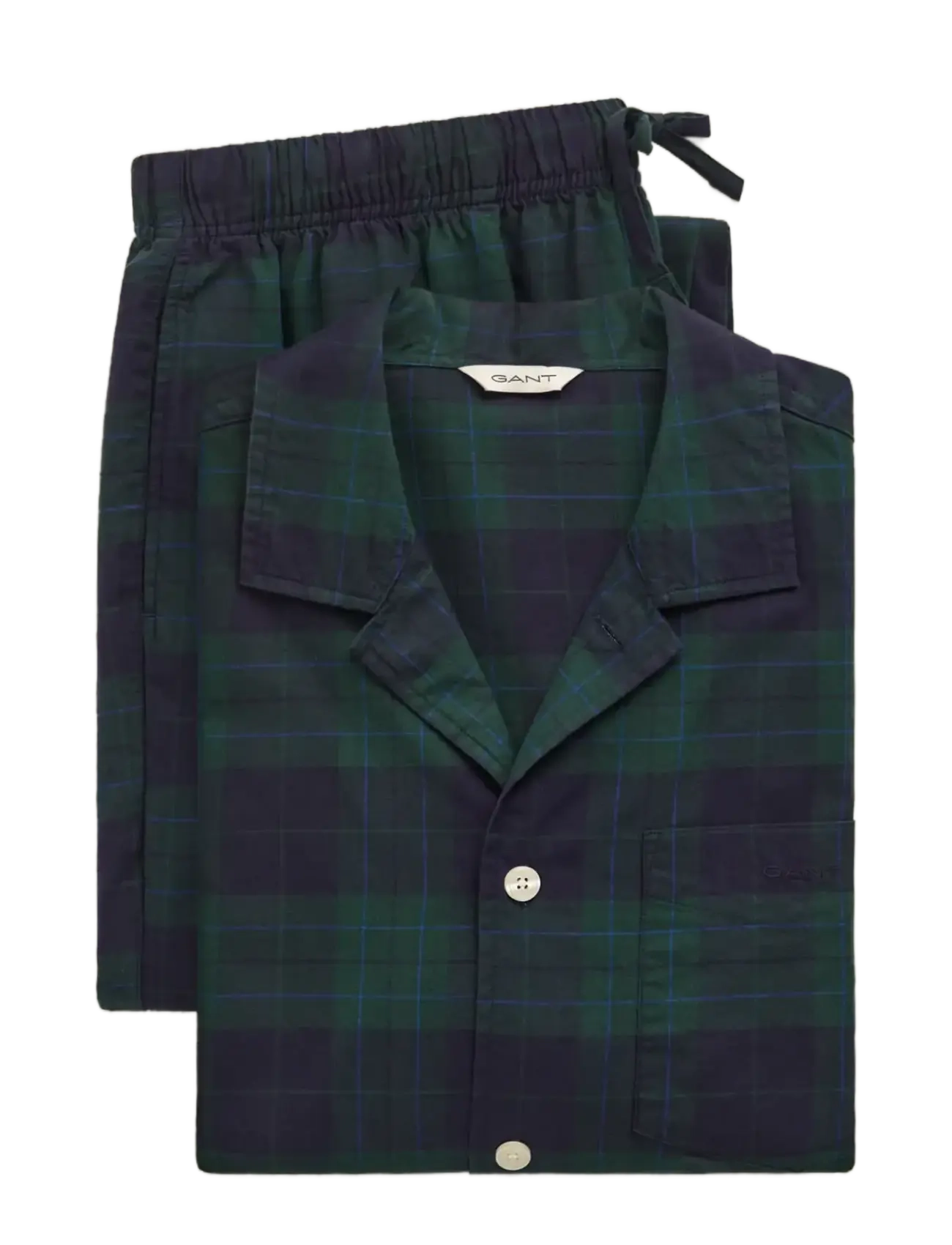 Gant CHECKED PAJAMA SET GIFTBOX - Gant - TARTAN GREEN / green