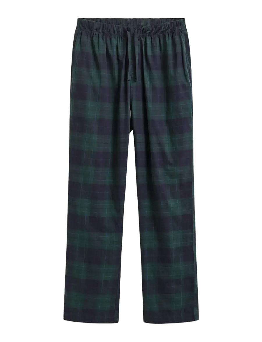 Gant - FLANNEL CHECKED PYJAMA PANT - pyjamahosen - tartan green - 1