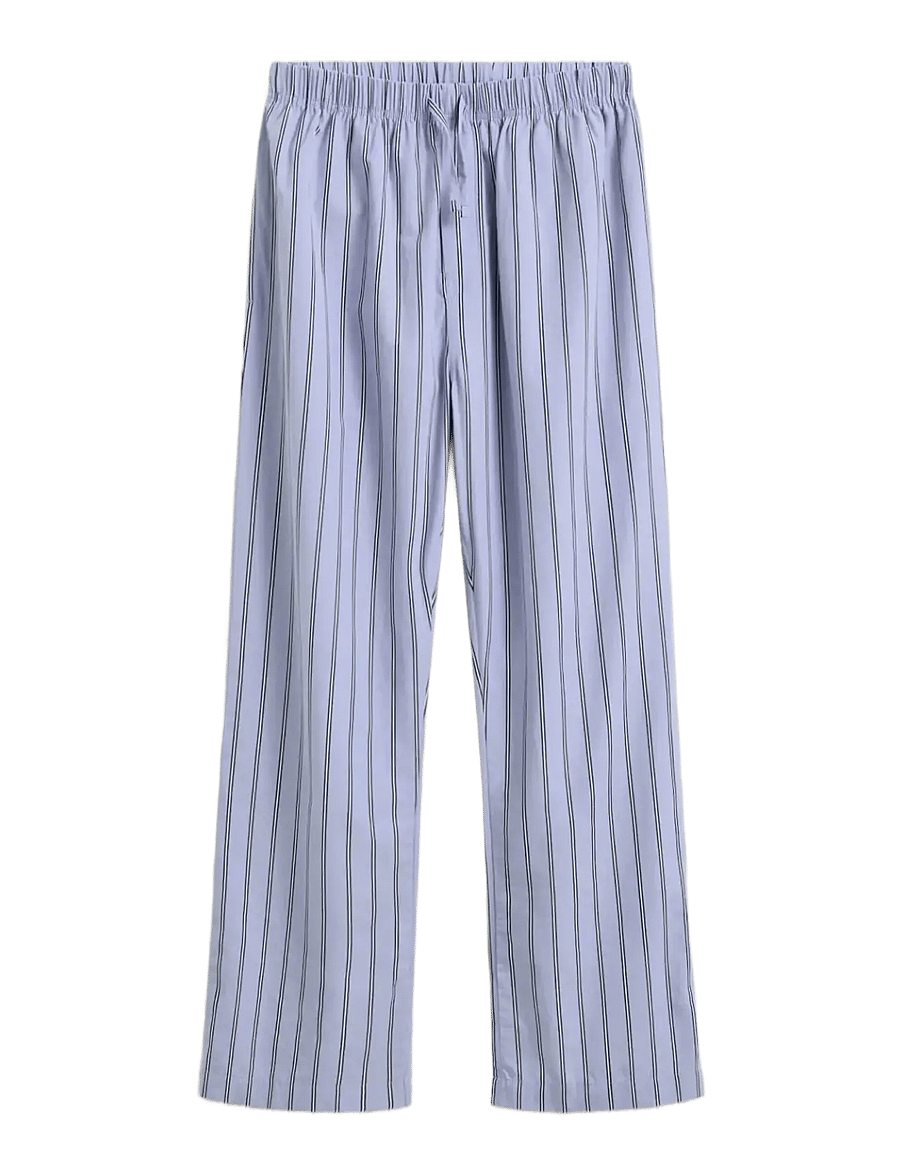 Gant - STRIPED POPLIN PYJAMA PANT - pyjamahosen - lavender blue - 0