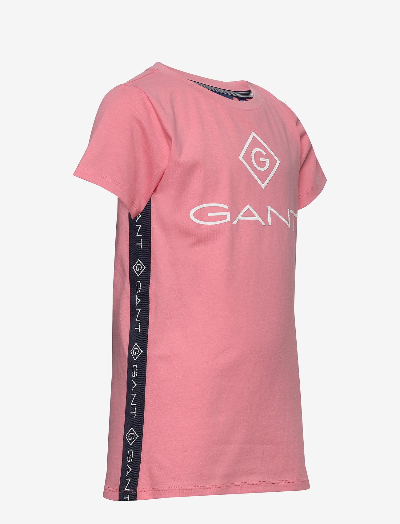 GANT - D1. LOCK UP STRIPE SS T-SHIRT - strawberry pink - 3