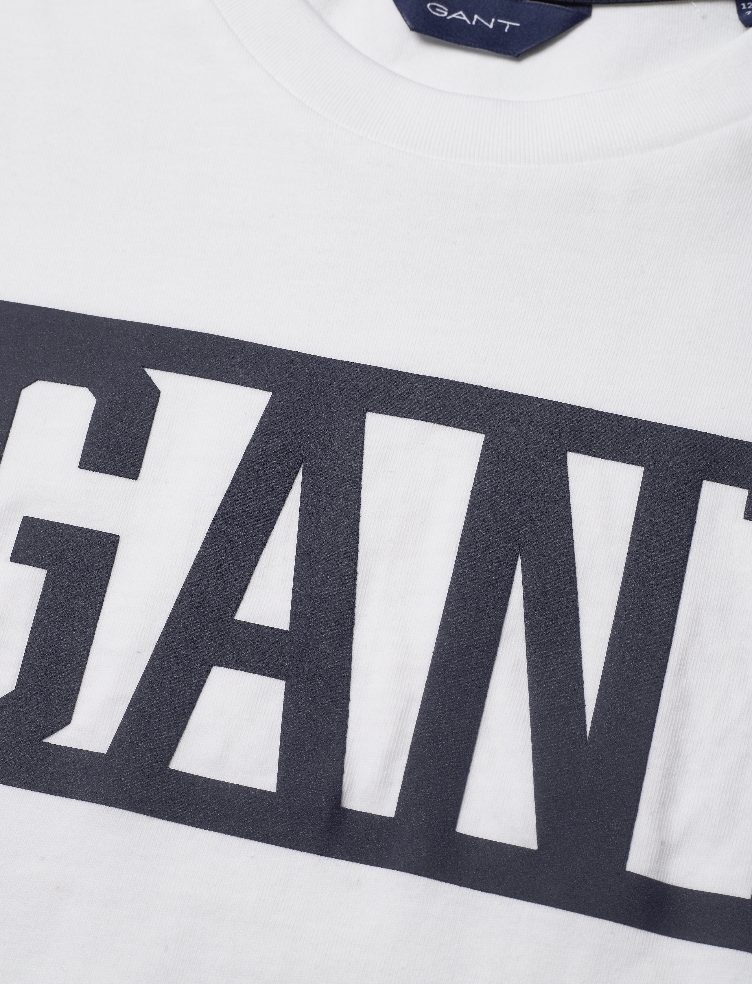 GANT - D1. GANT EST. SS T-SHIRT - white - 2