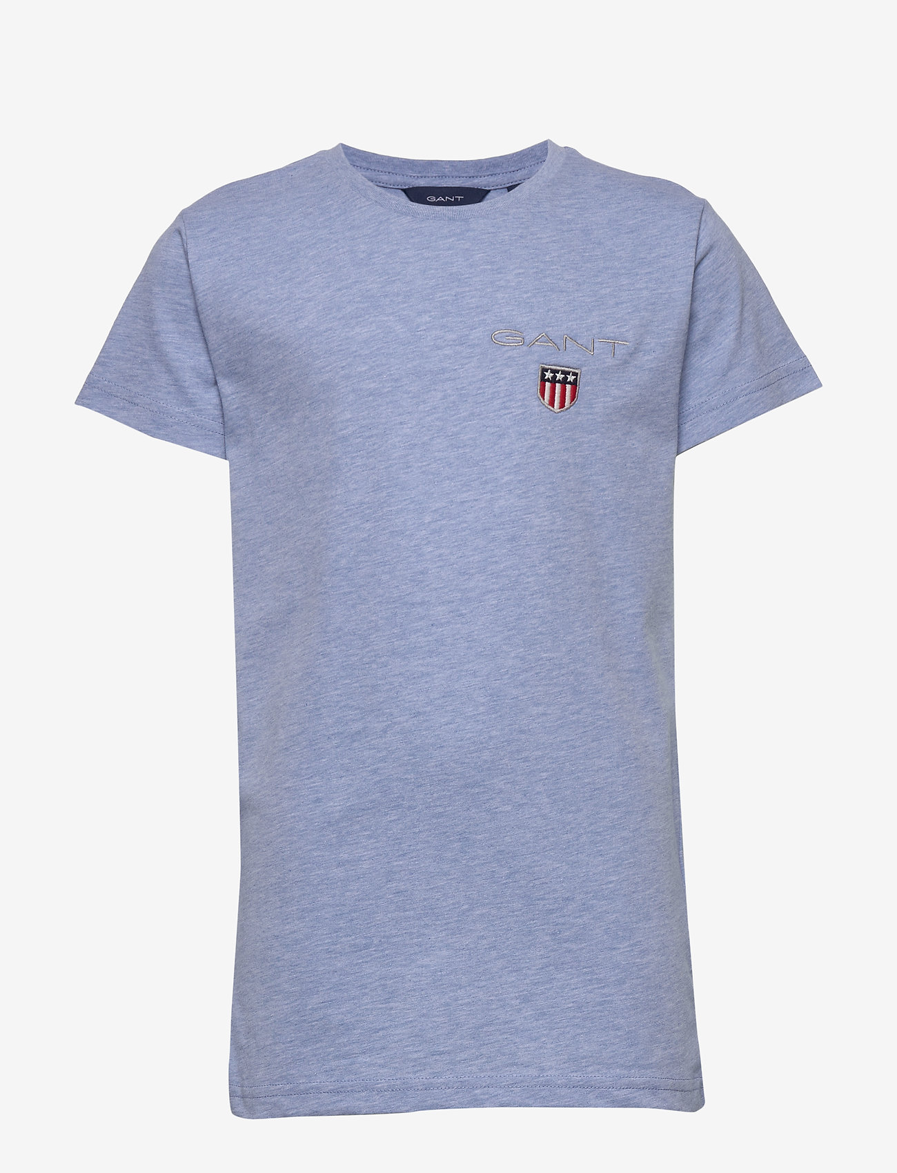 GANT - D1. MEDIUM SHIELD SS T-SHIRT - frost blue mel - 0