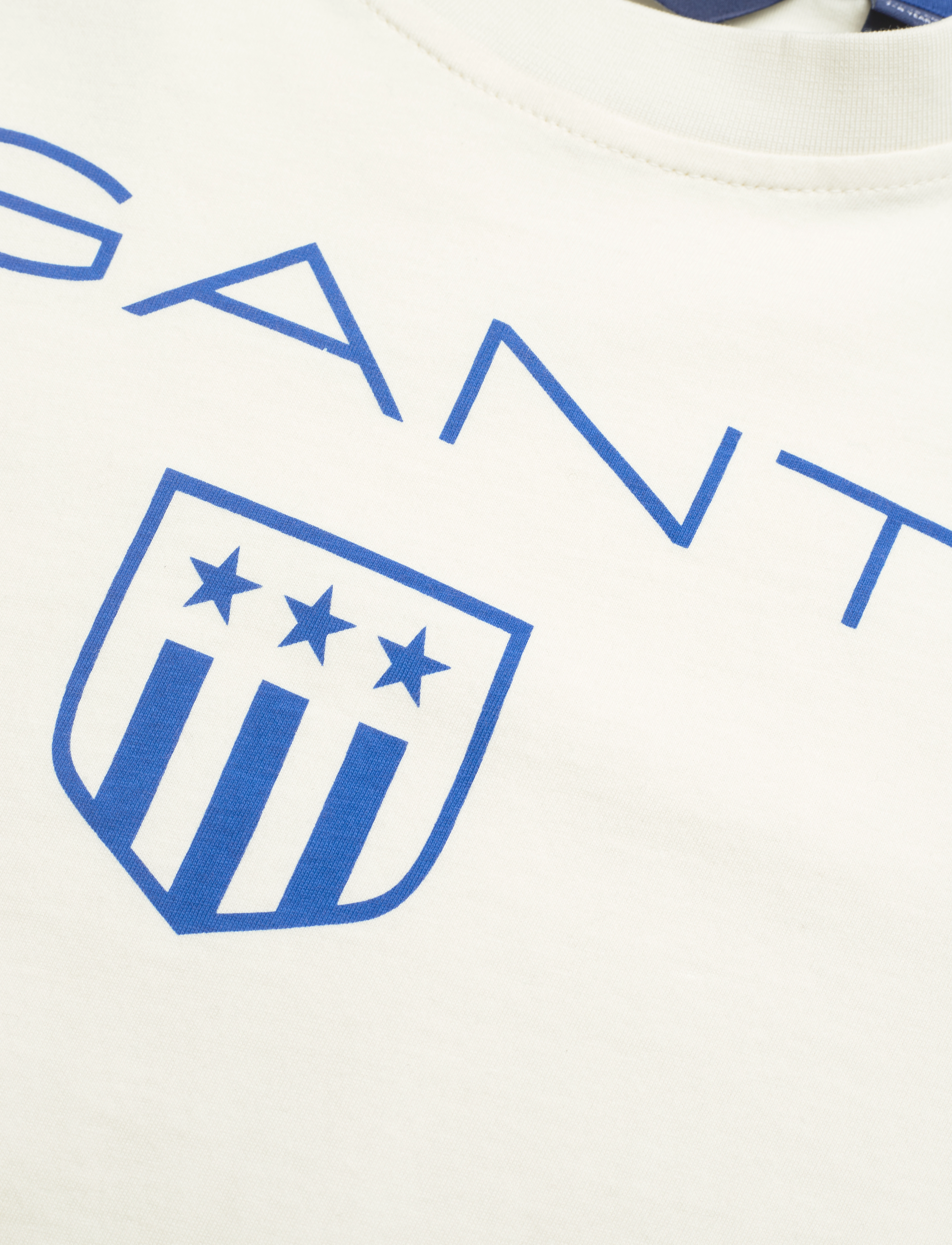 GANT - D2. CONTRAST OVERSIZED T-SHIRT - cream - 2