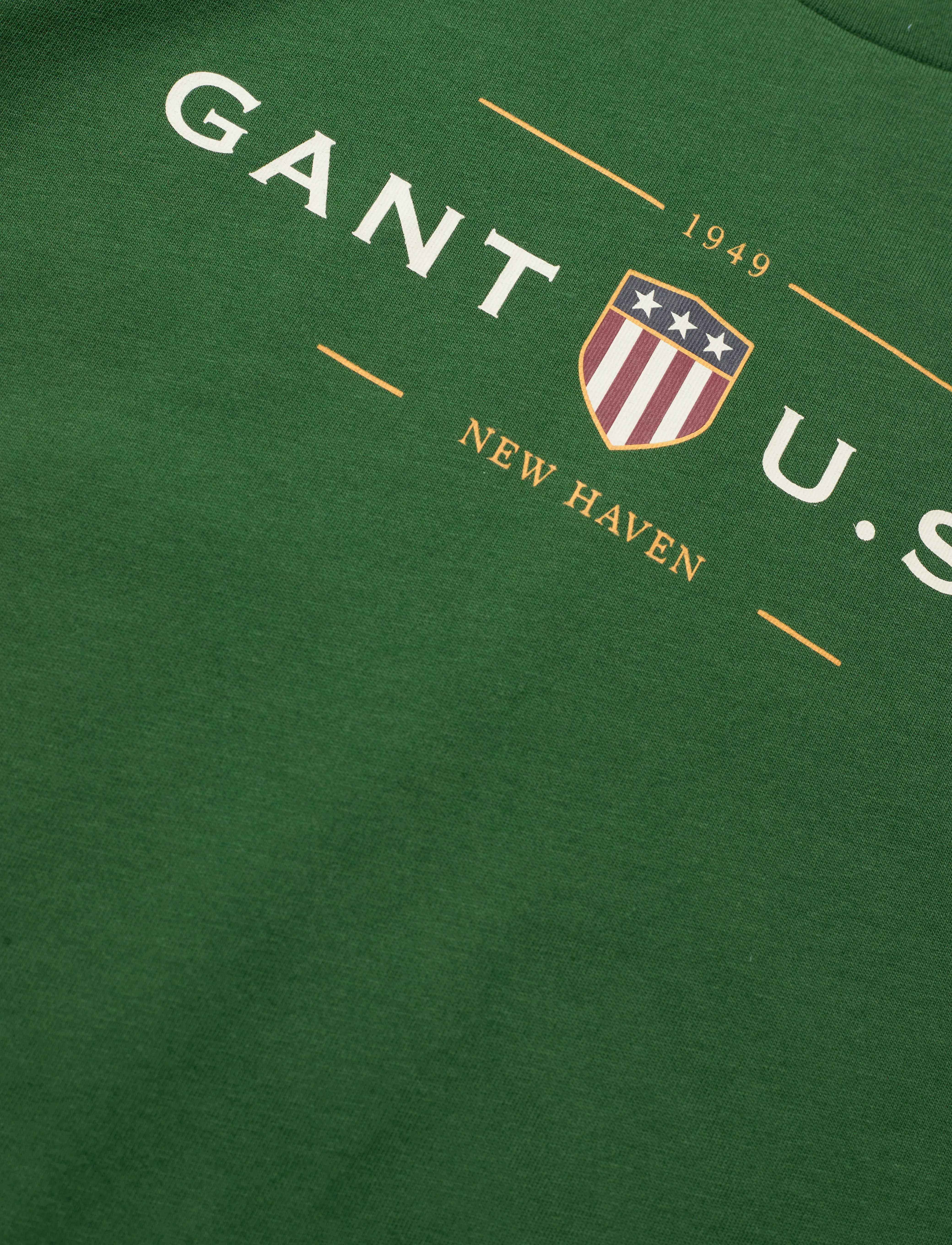 GANT - D1. BANNER SHIELD SS T-SHIRT - forest green - 2