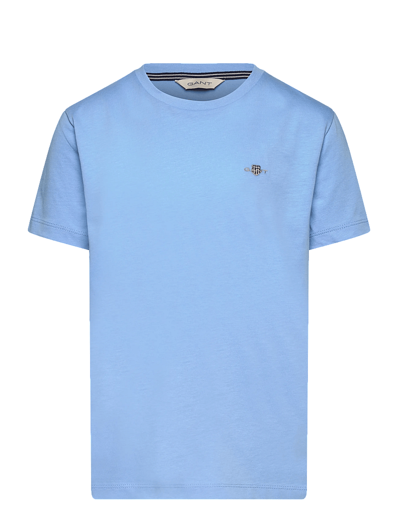 GANT - SHIELD SS T-SHIRT - short-sleeved t-shirts - dream blue - 0