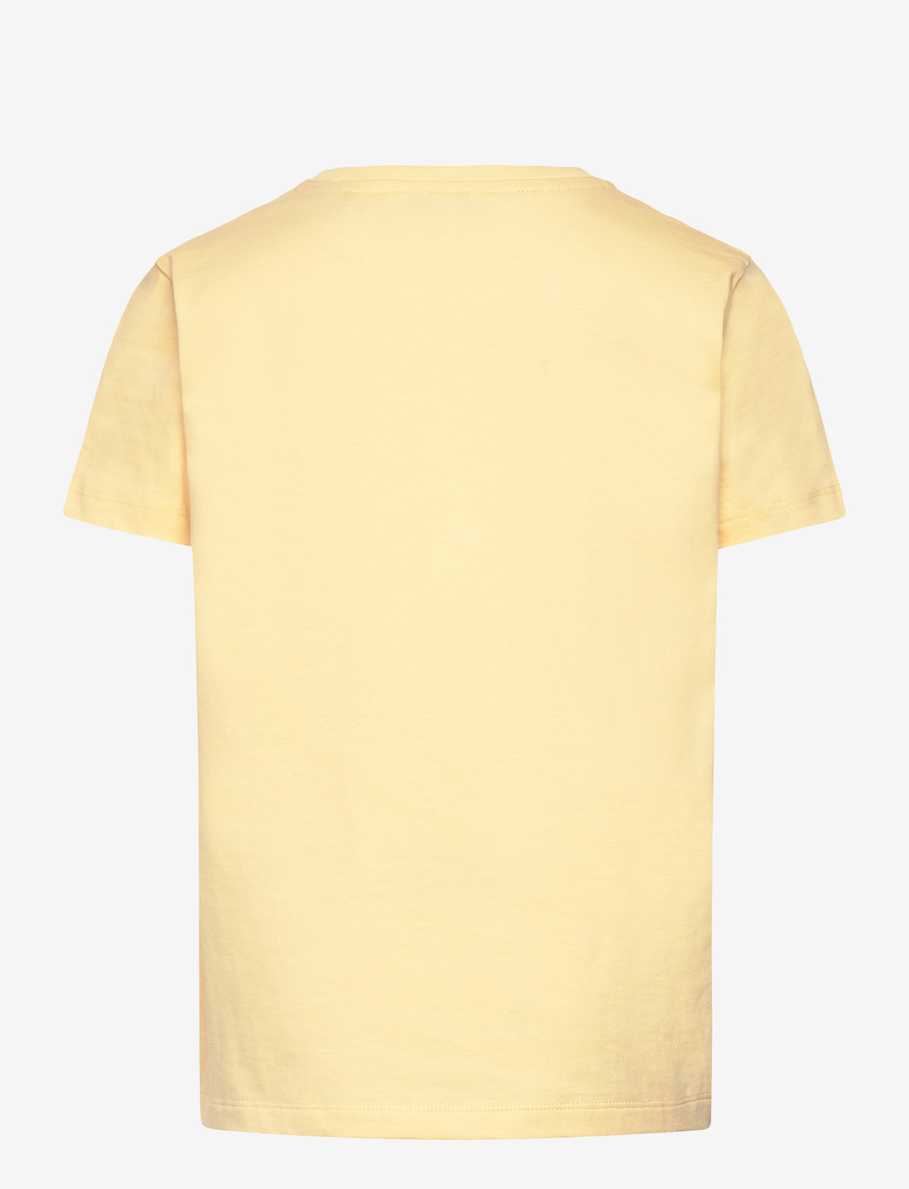 GANT - SHIELD SS T-SHIRT - kortærmede t-shirts - dusty light yellow - 1