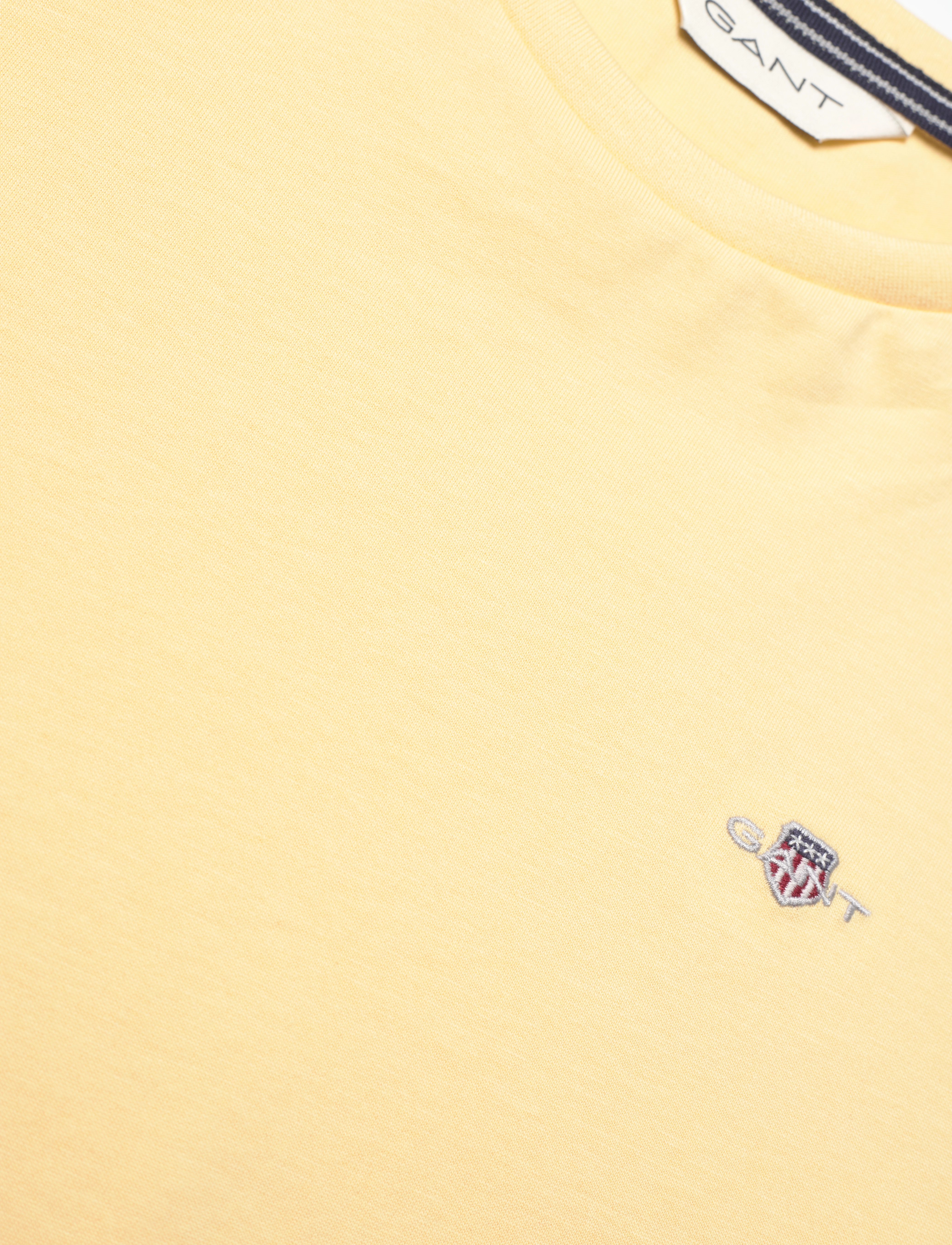 Gant - SHIELD SS T-SHIRT - lühikeste varrukatega t-särgid - dusty light yellow - 2