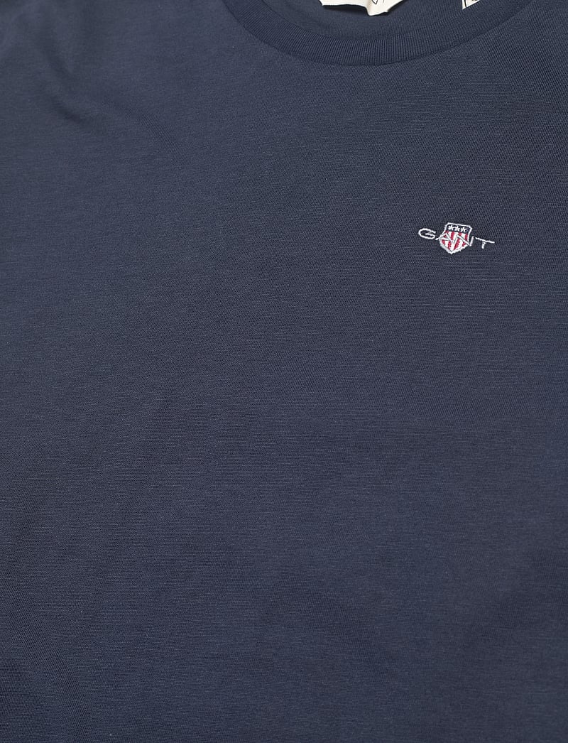 GANT - SHIELD SS T-SHIRT - kurzärmelige - evening blue - 2