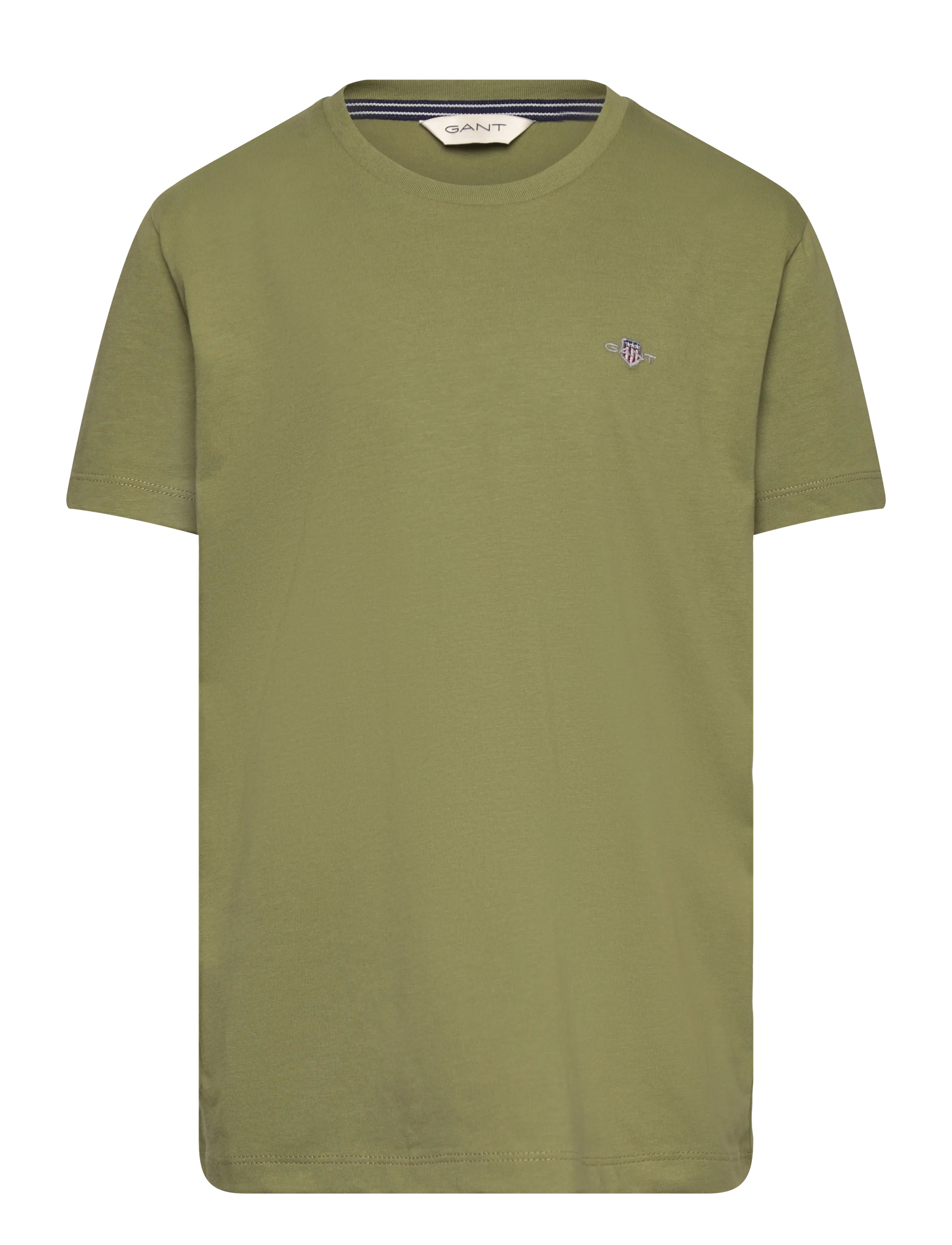 Gant SHIELD SS T-SHIRT - Basics - WASHED OLIVE / khaki/green