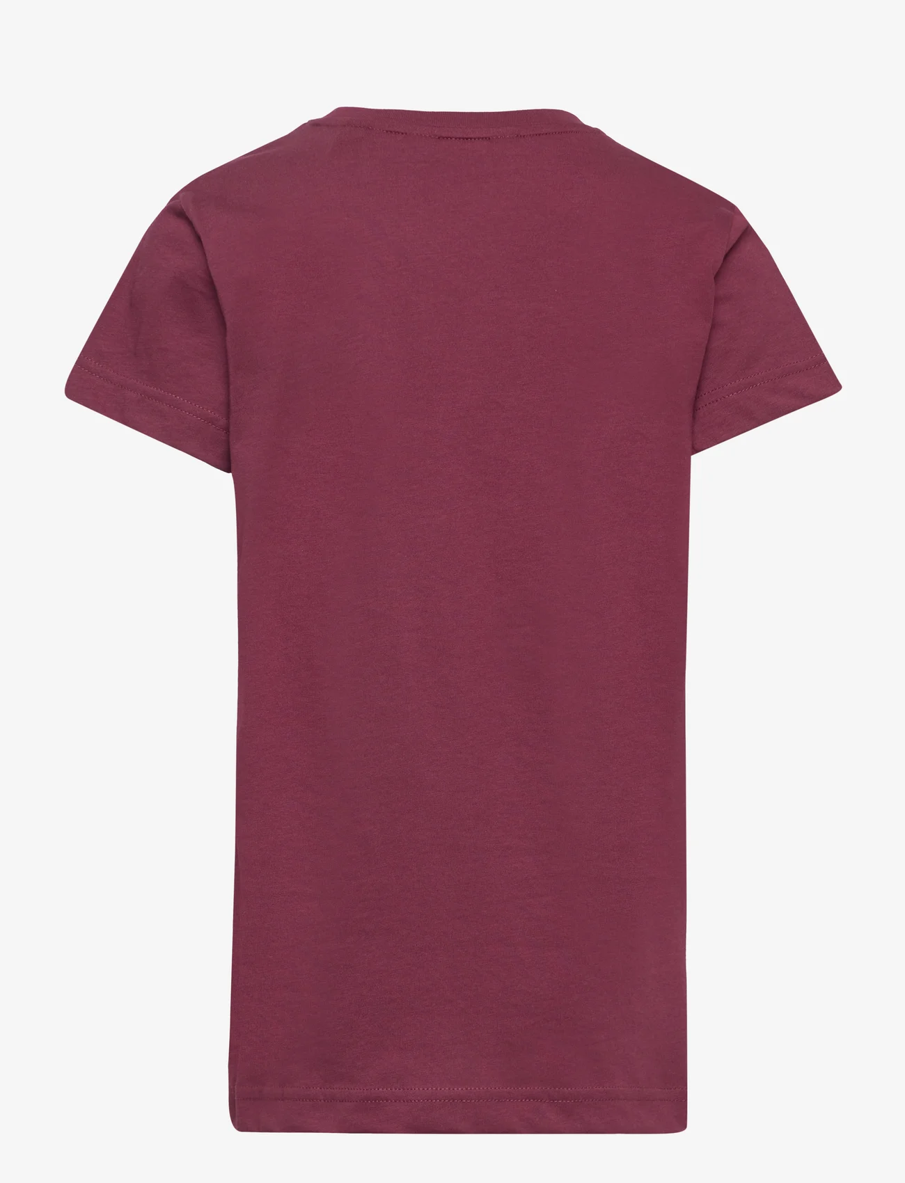 GANT - TONAL AS SS T-SHIRT - short-sleeved t-shirts - deep grape purple - 1