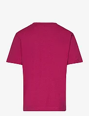 GANT - RELAXED CONTRAST SHIELD T-SHIRT - short-sleeved t-shirts - deep fuchsia - 1