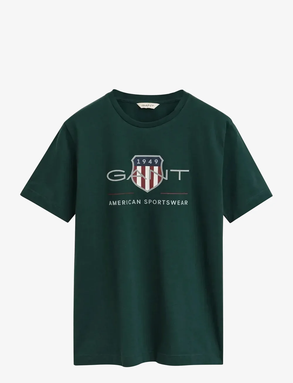 GANT - ARCHIVE SHIELD SS T-SHIRT - kortærmede t-shirts - tartan green - 0