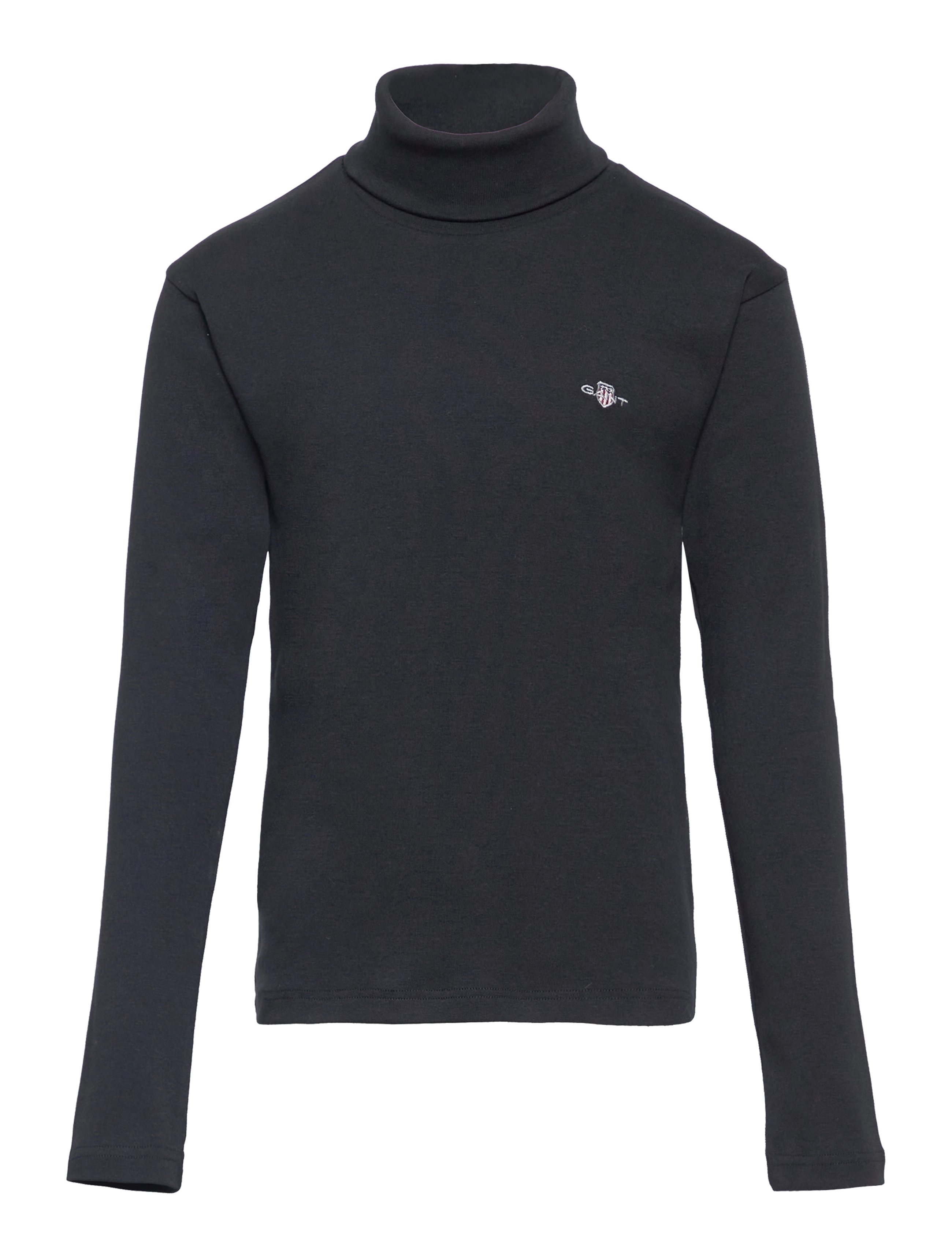 Gant SHIELD LS TURTLE NECK - Overdele - BLACK / black