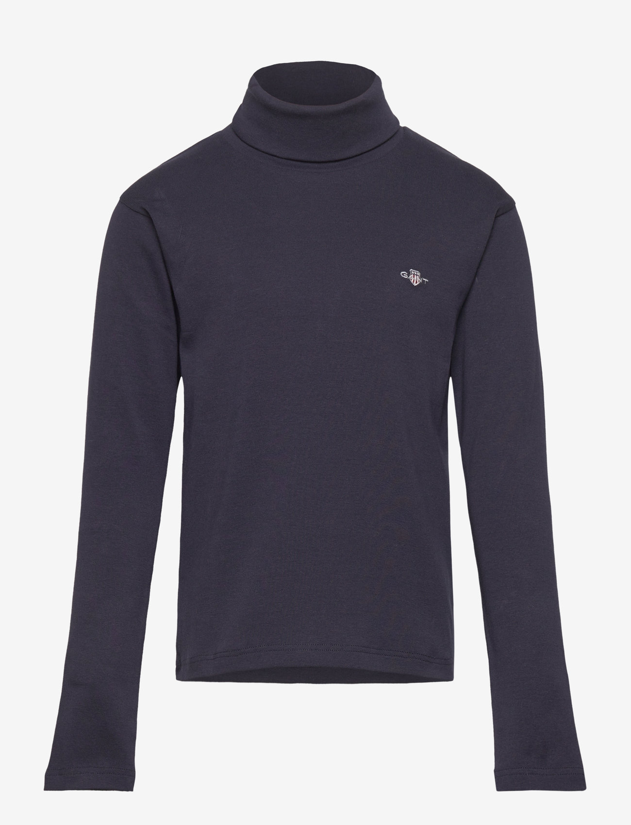 GANT - SHIELD LS TURTLE NECK - evening blue - 1