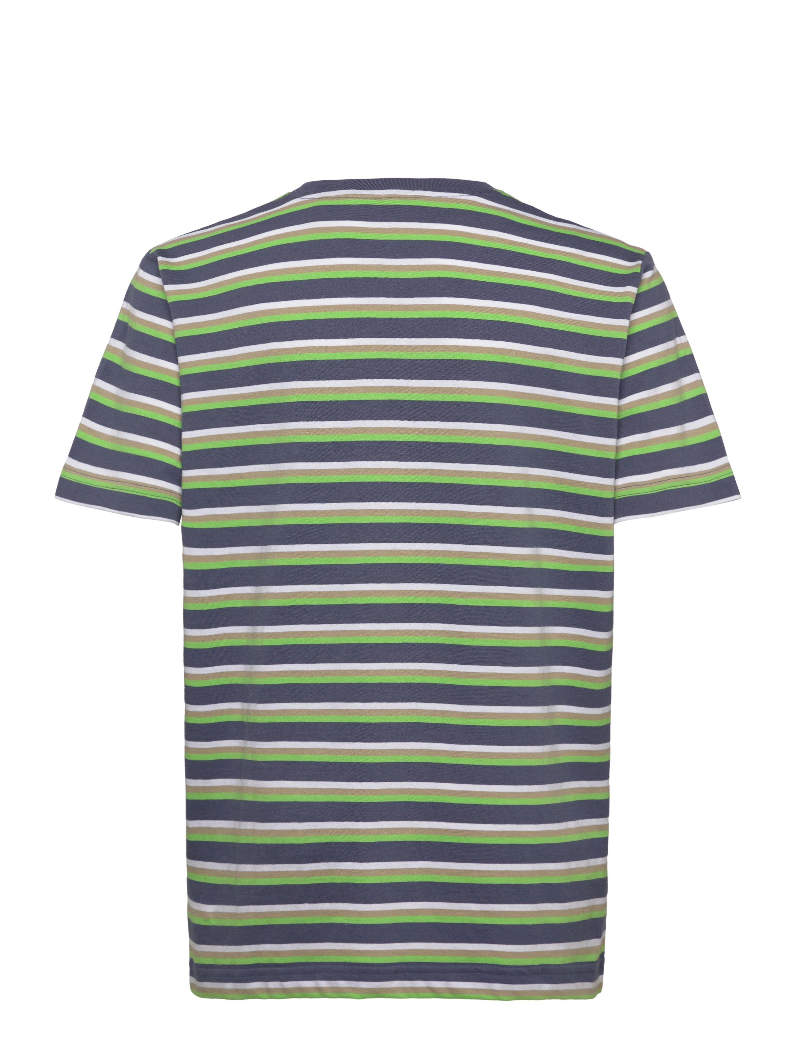 GANT - STRIPED SHIELD T-SHIRT - washed blue - 1