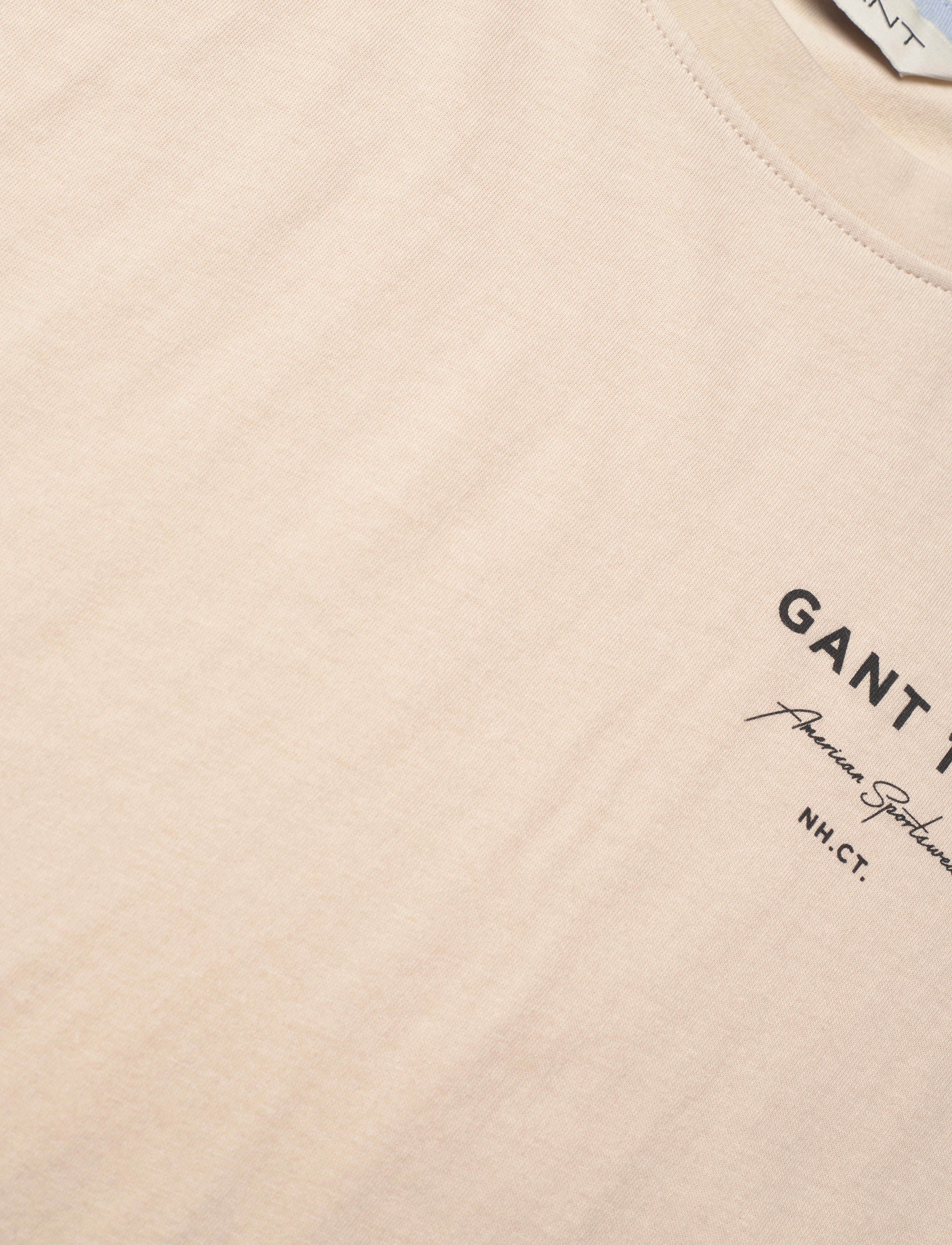 GANT - GRAPHIC SCRIPT RELAXED T-SHIRT - soft oat - 2