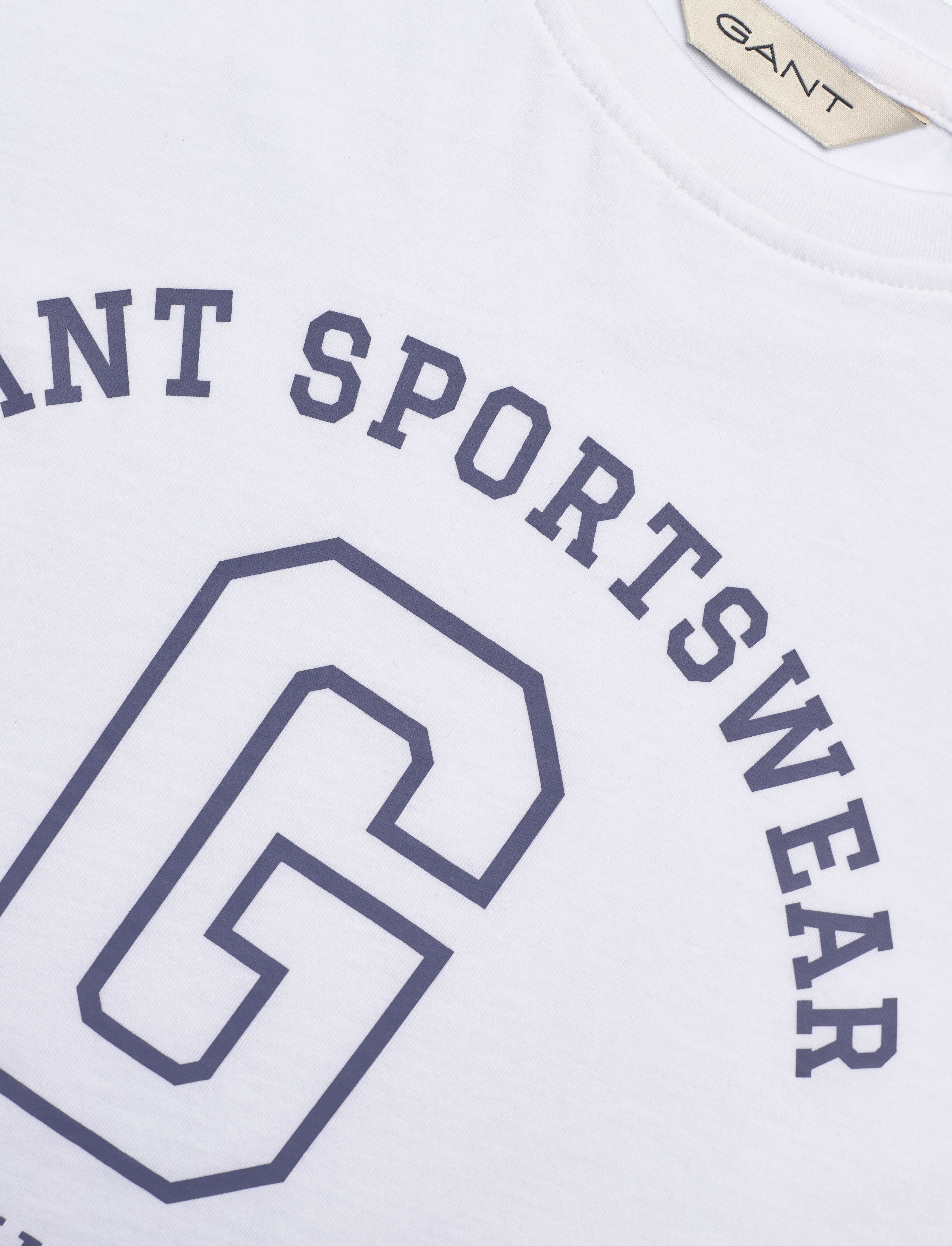 Gant - GANT SPORTSWEAR ARCH T-SHIRT - white - 2