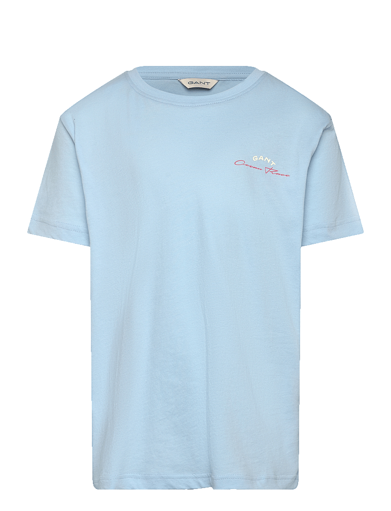 GANT - GANT SAILING GAPHIC T-SHIRT - short-sleeved t-shirts - calming blue - 0