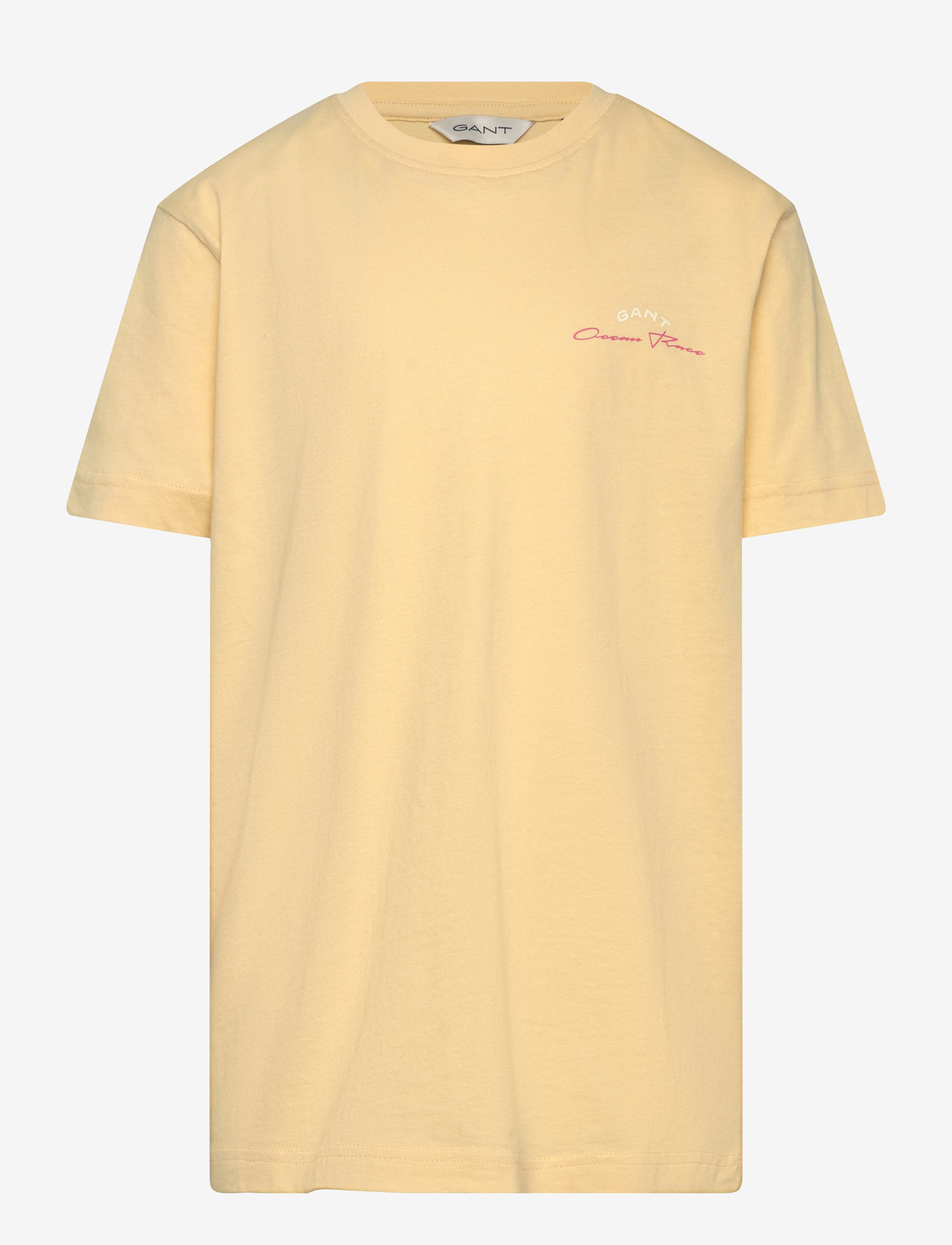GANT - GANT SAILING GAPHIC T-SHIRT - short-sleeved t-shirts - dusty light yellow - 0