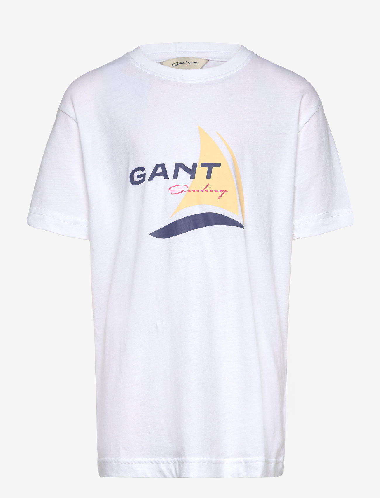 GANT - GANT SAILING GRAPHIC T-SHIRT - kortärmade t-shirts - white - 0