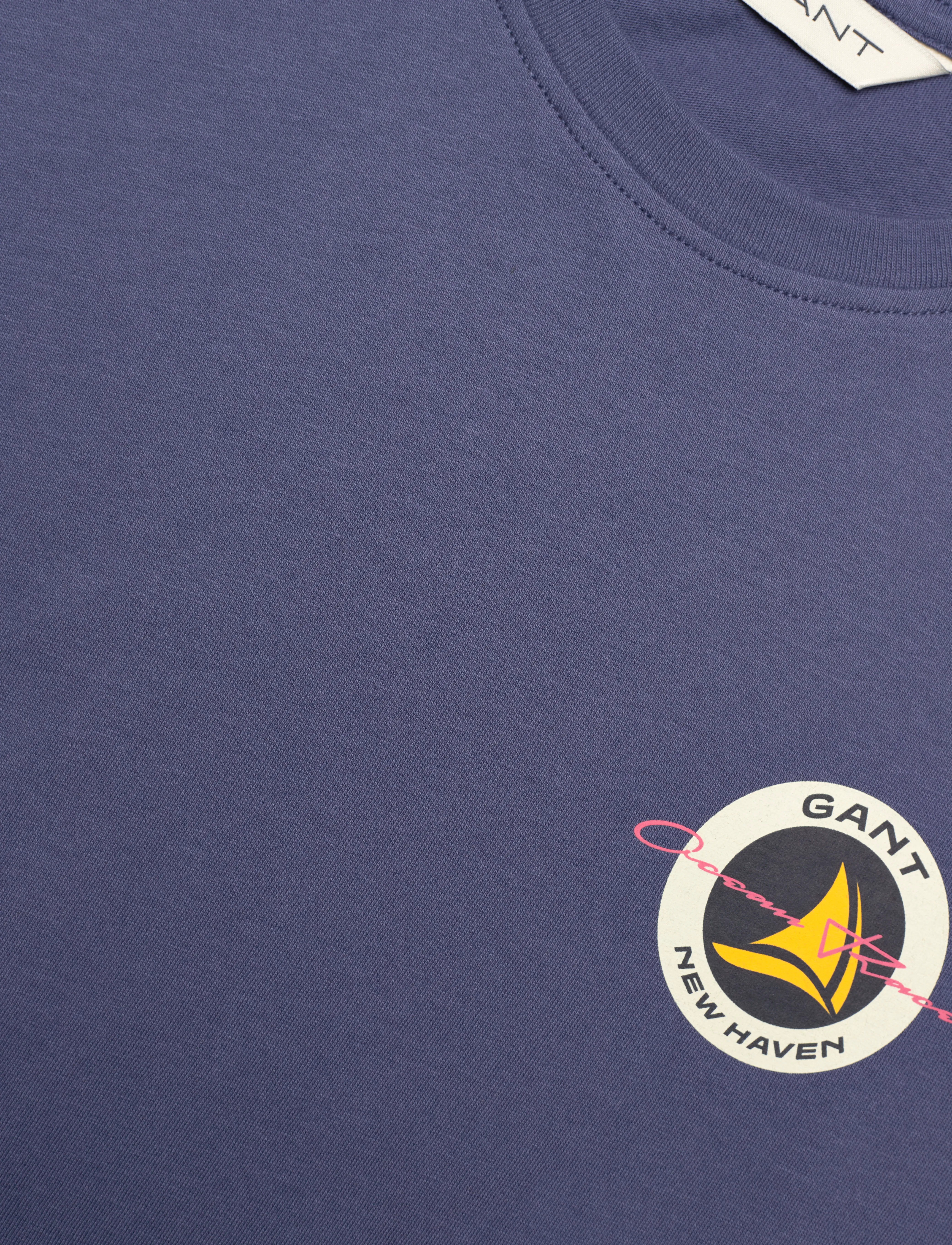 GANT - GANT SAILING GRAPHIC T-SHIRT - dusty navy - 2