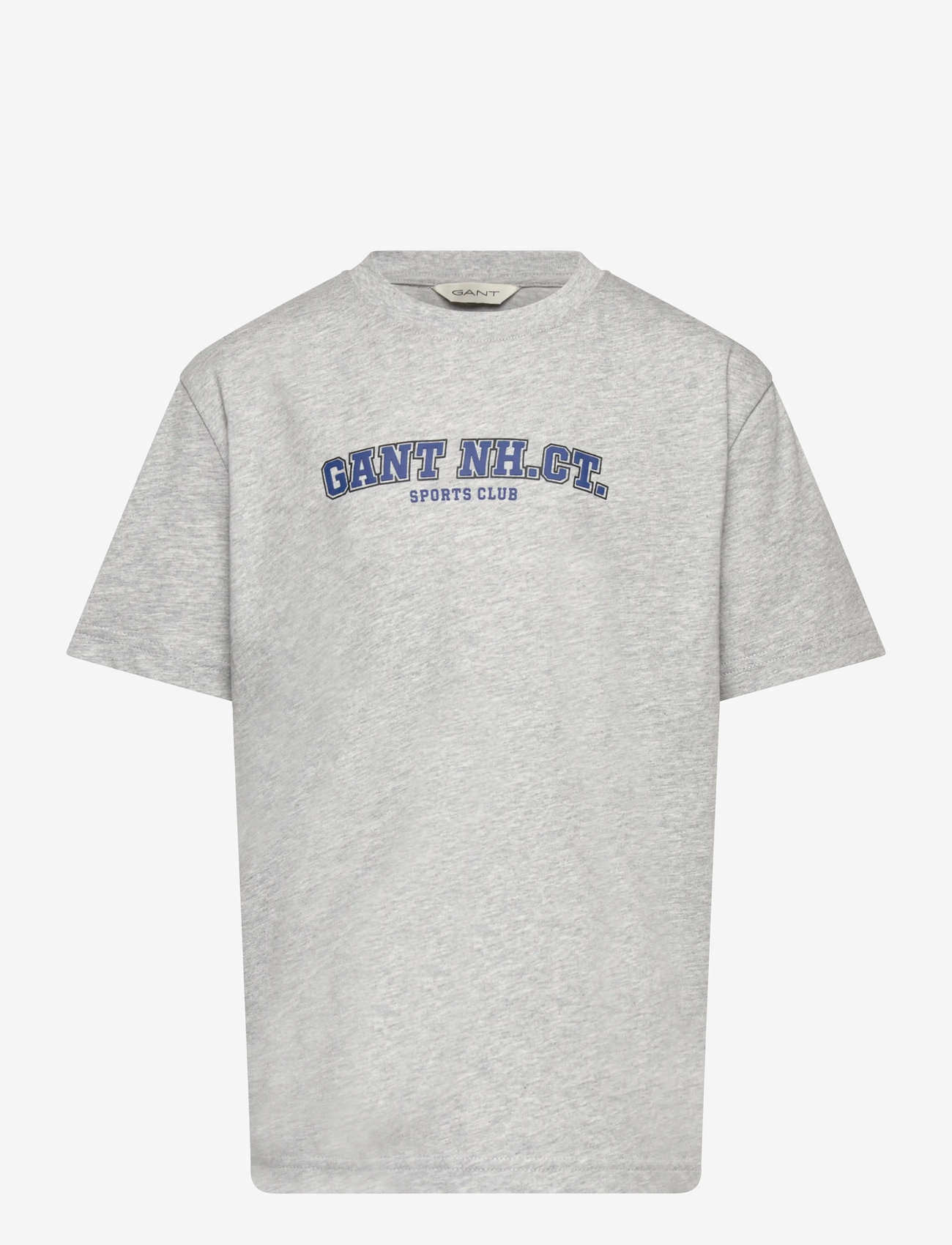 GANT - GRAPHIC SS T-SHIRT - kortærmede t-shirts - light grey melange - 0