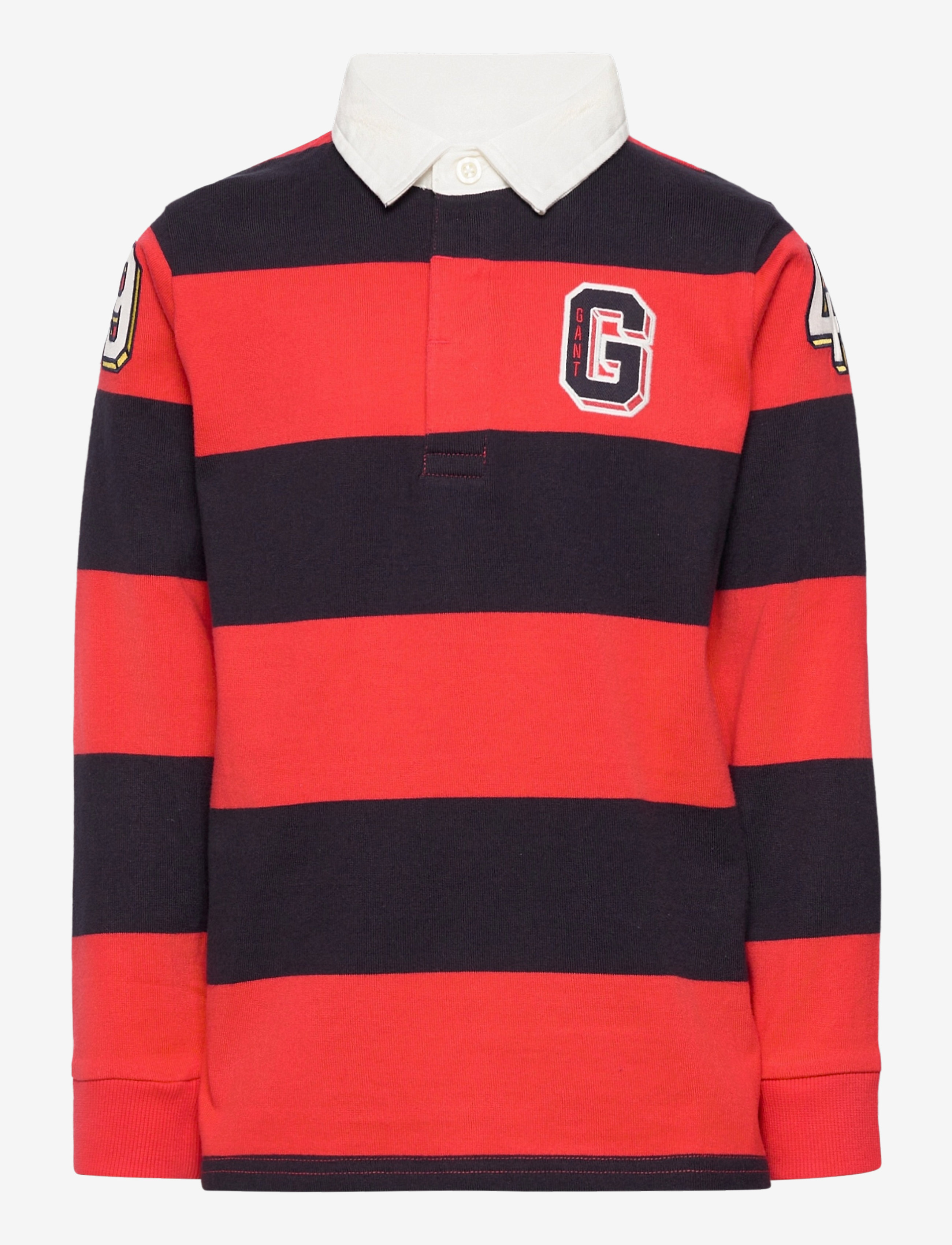 GANT - D1. 3D VARSITY BARSTRIPE HR - atomic orange - 0