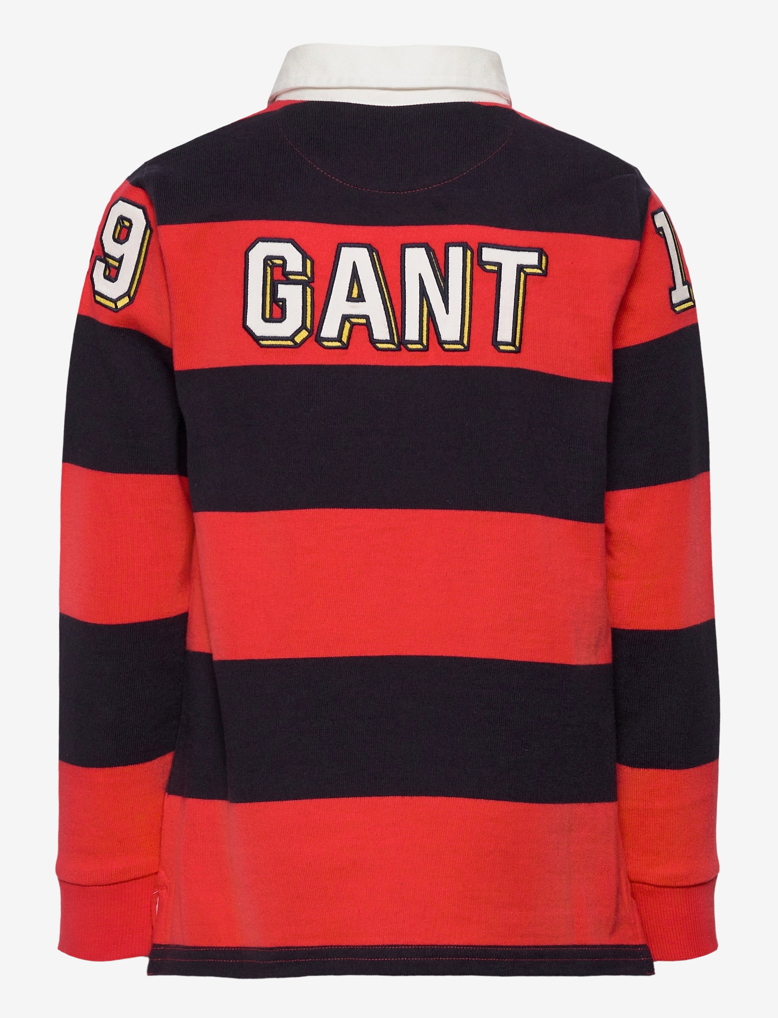 GANT - D1. 3D VARSITY BARSTRIPE HR - atomic orange - 1