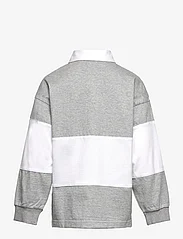 GANT - STRIPED HEAVY RUGGER - polo shirts - light grey melange - 1