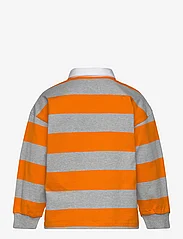 GANT - STRIPED SHIELD HEAVY RUGGER - poloskjorter - vivid orange - 1