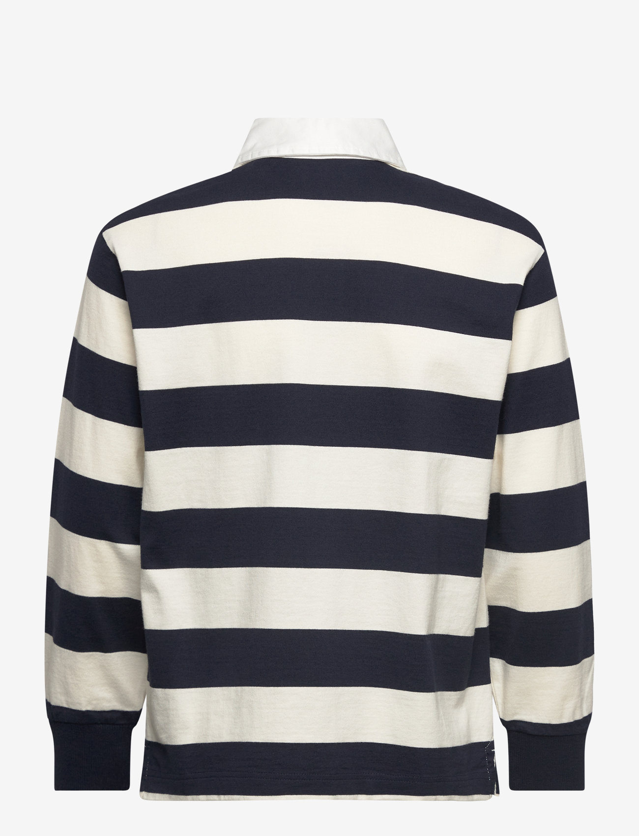 GANT - STRIPED SHIELD RUGGER - evening blue - 1