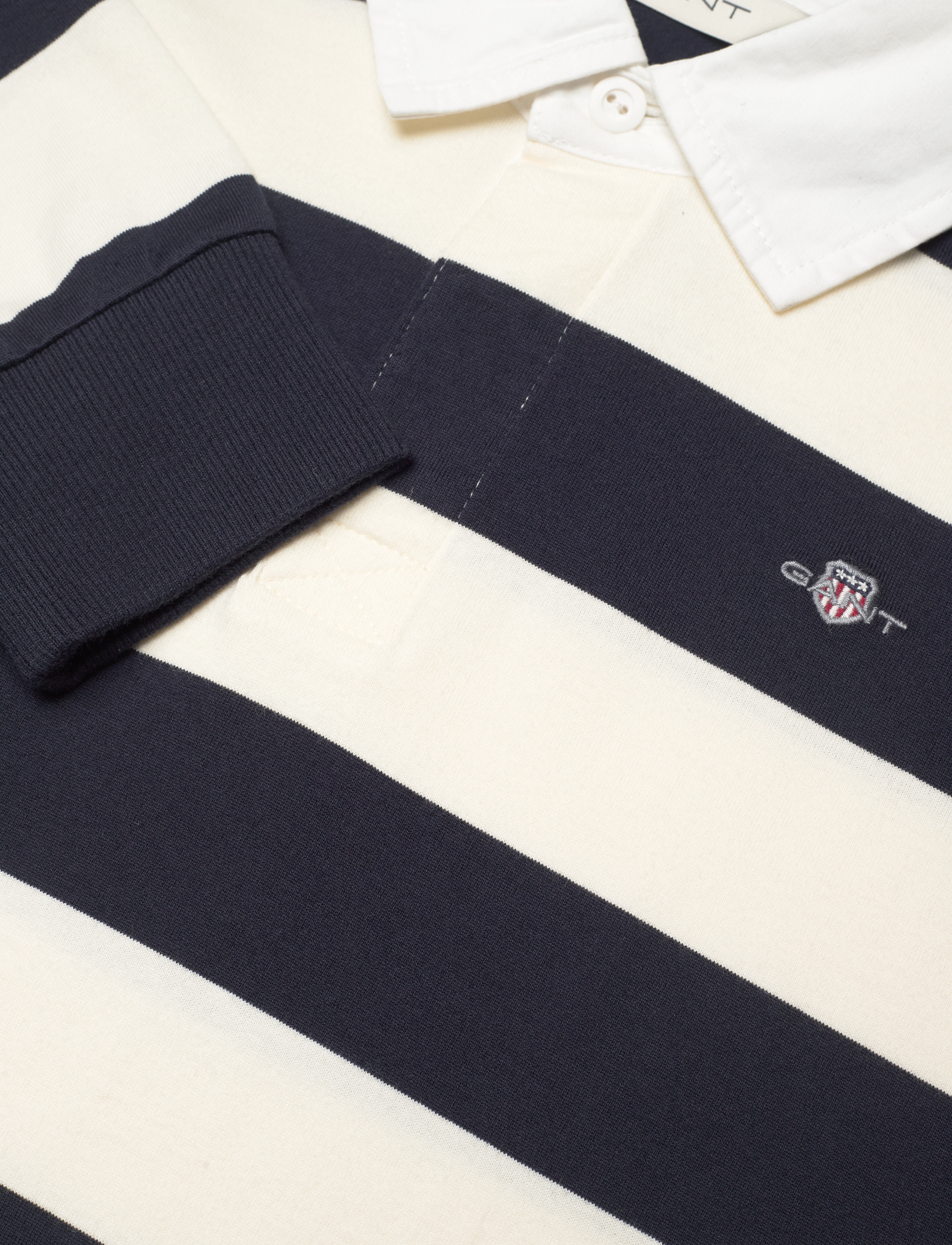 GANT - STRIPED SHIELD RUGGER - evening blue - 2