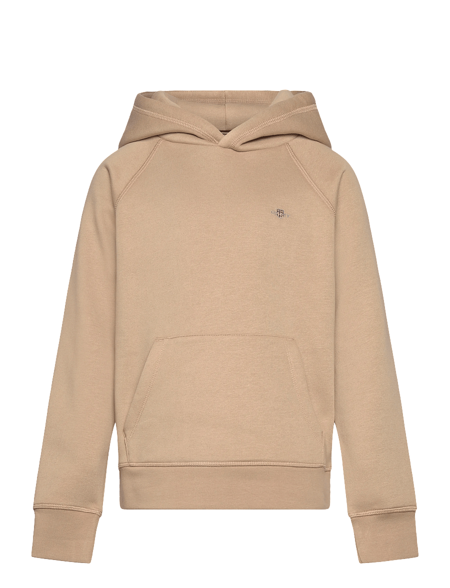 Gant - SHIELD HOODIE - hættetrøjer - dark khaki - 0
