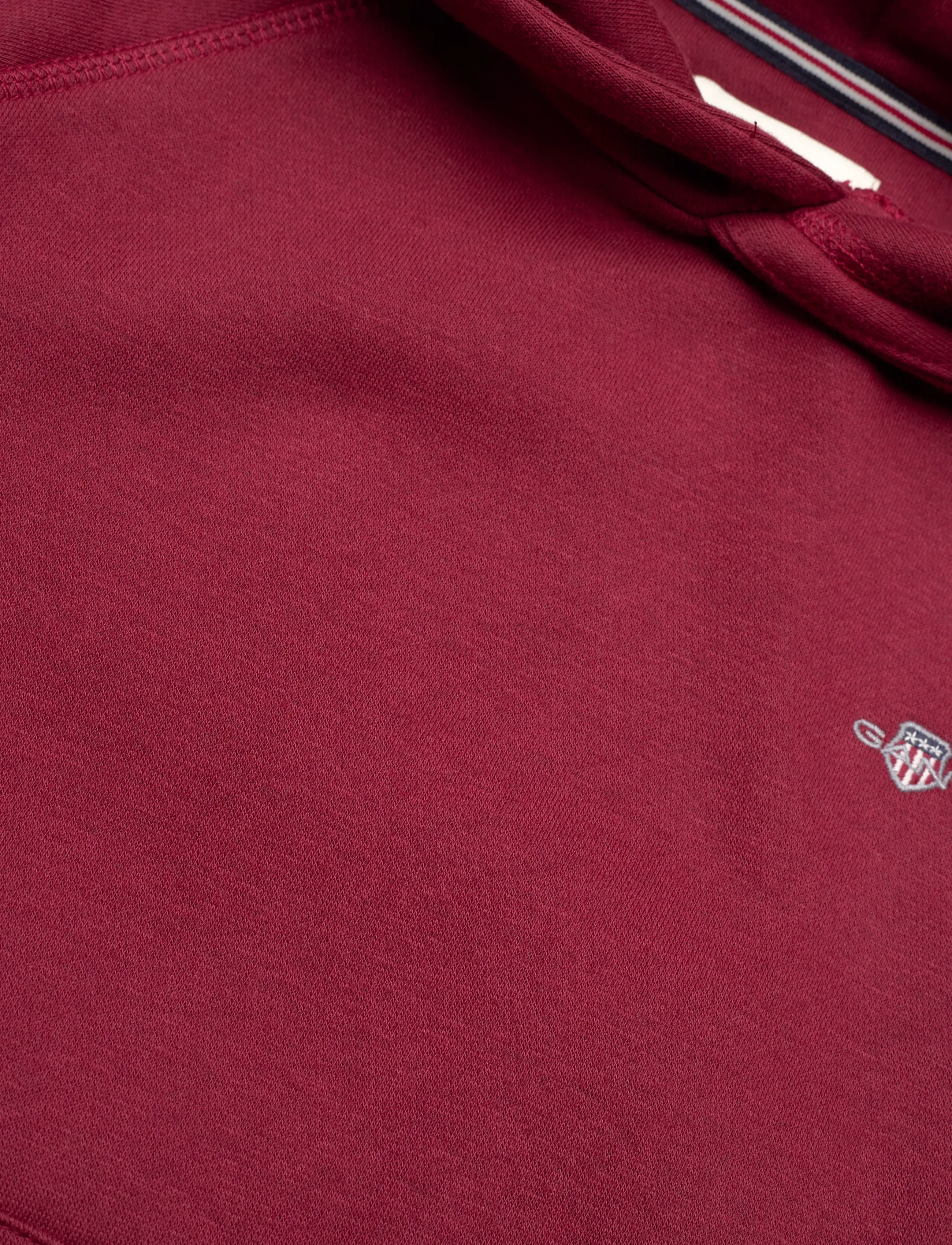 Gant - SHIELD HOODIE - hoodies - plumped red - 2