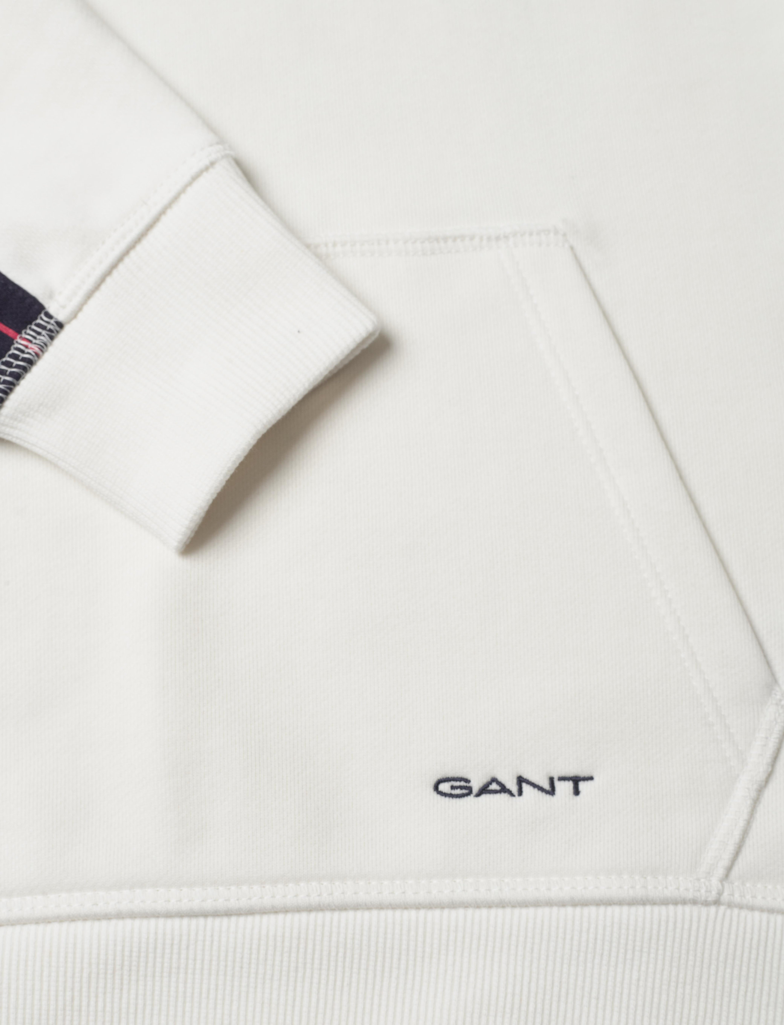 GANT - D1. GANT ARCHIVE SWEAT HOODIE - eggshell - 5