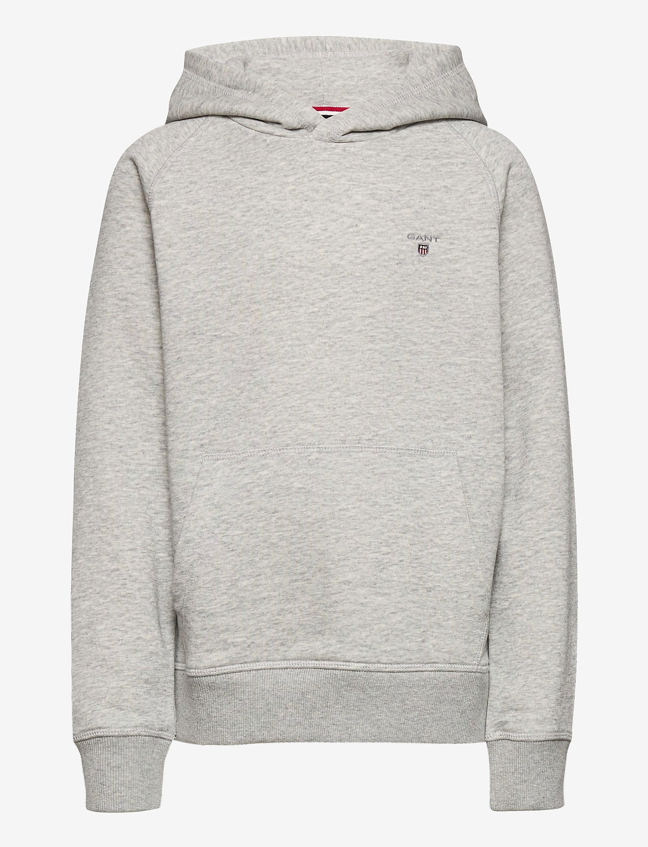 GANT - THE ORIGINAL SWEAT HOODIE - kapuutsiga dressipluusid - light grey melange - 0