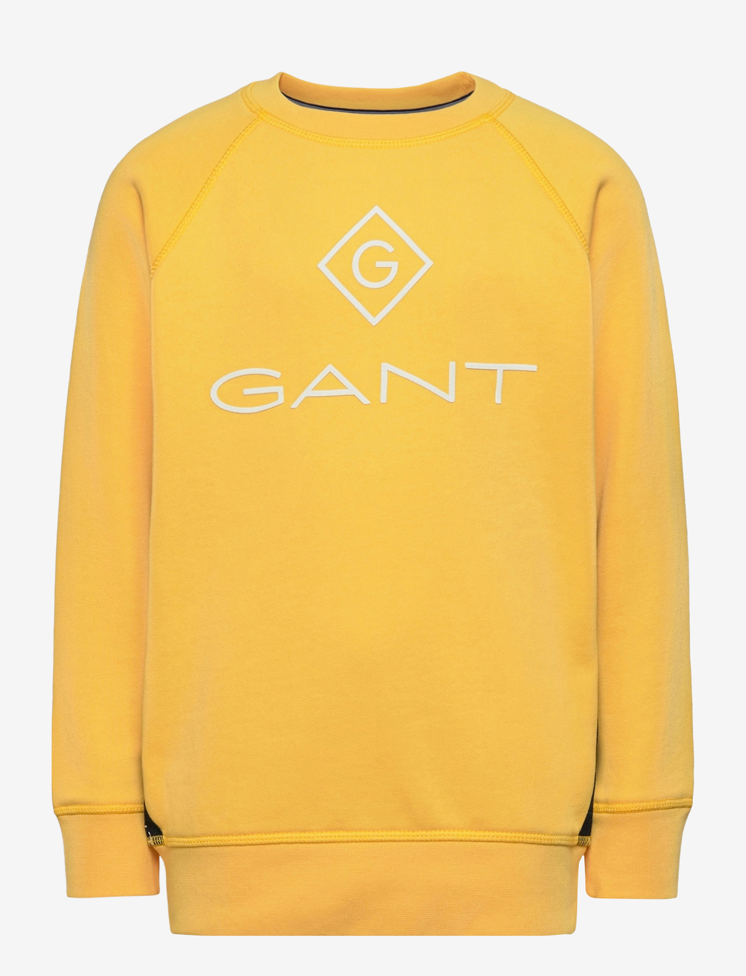 GANT - D1. LOCK UP STRIPE C-NECK SWEAT - solar power yellow - 0