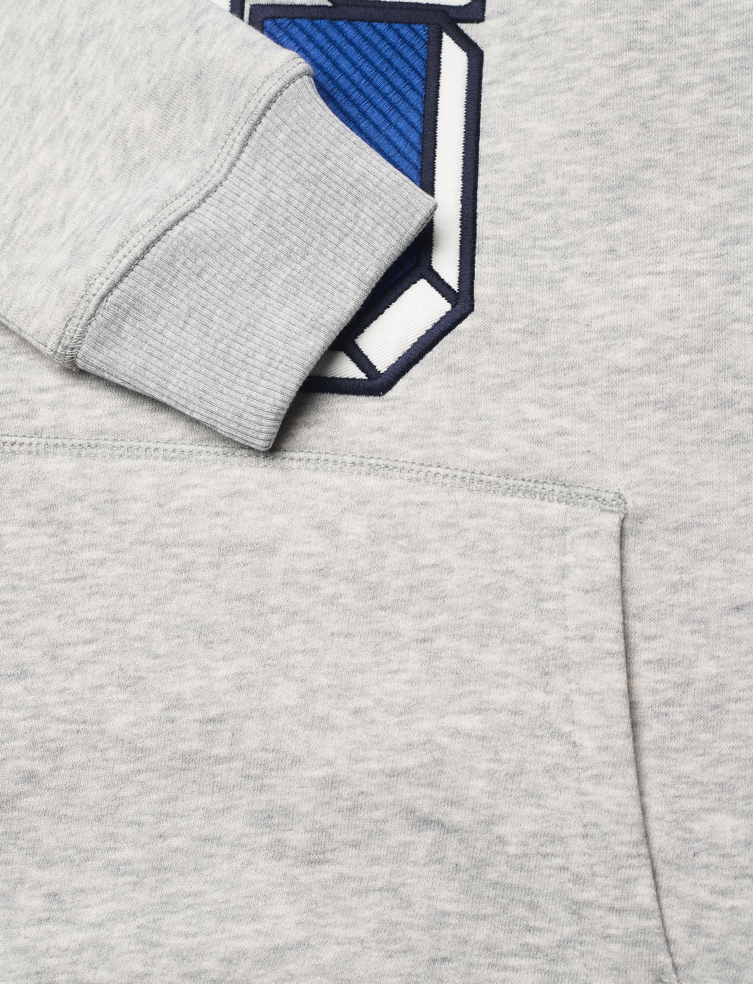 GANT - D2. 3D VARSITY HOODIE - light grey melange - 3