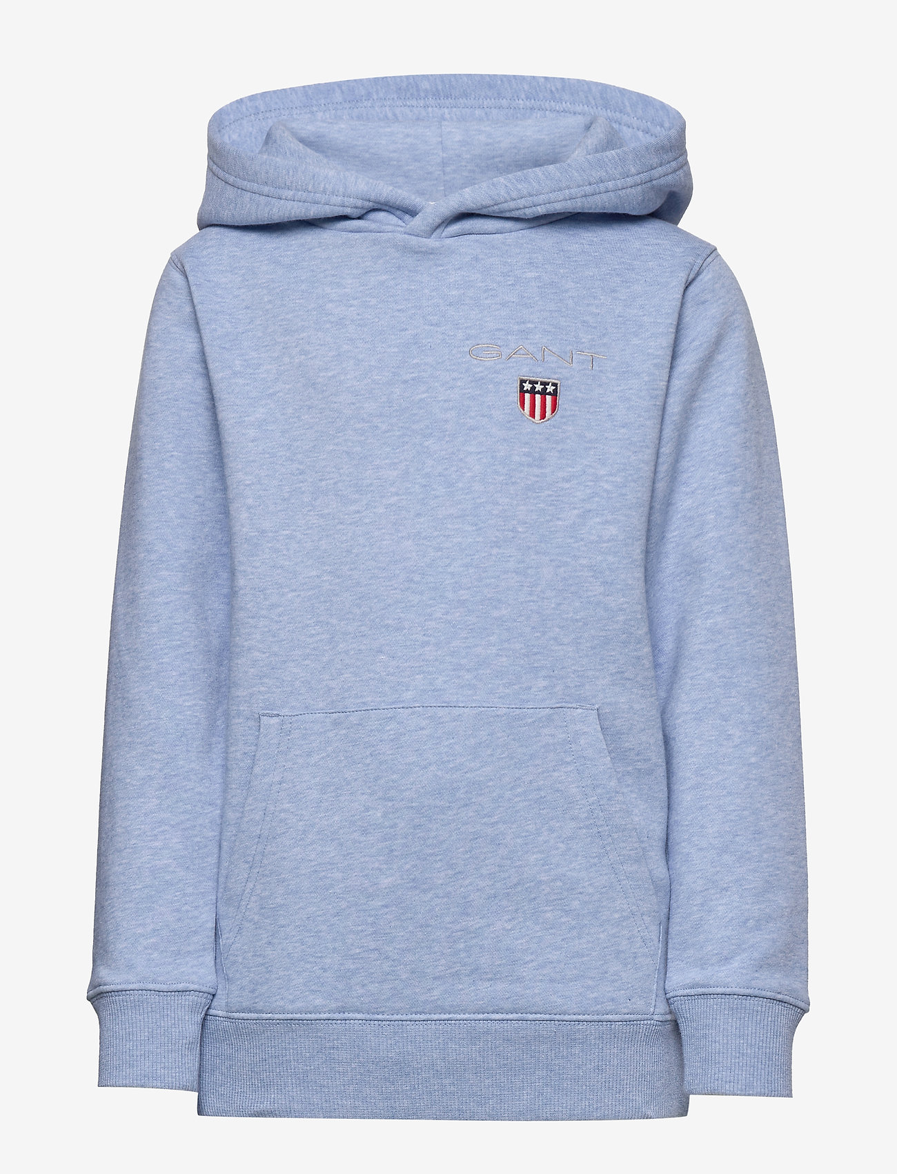 D1. MEDIUM SHIELD SWEAT HOODIE - FROST BLUE MEL