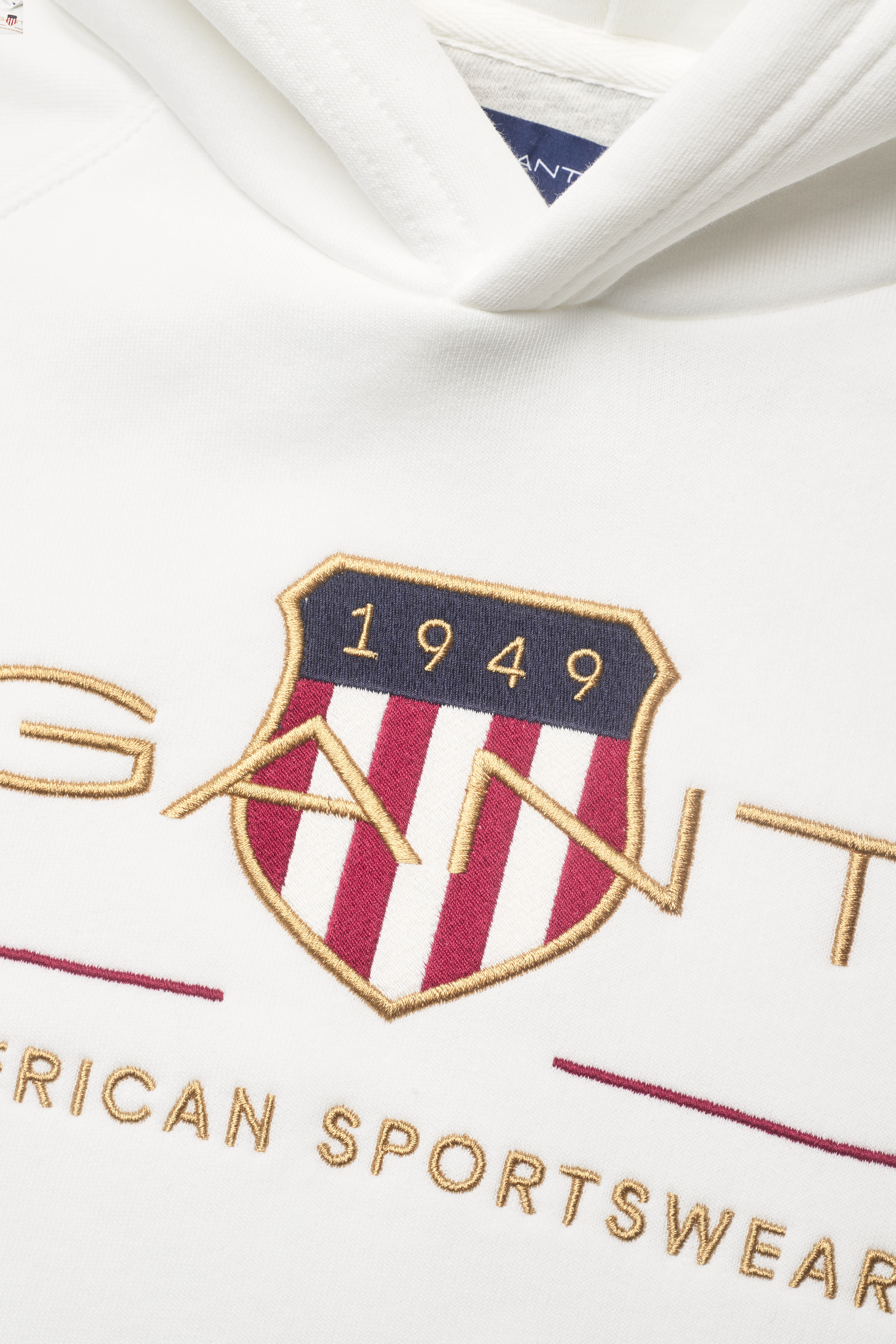 GANT - ARCHIVE SHIELD HOODIE - eggshell - 2